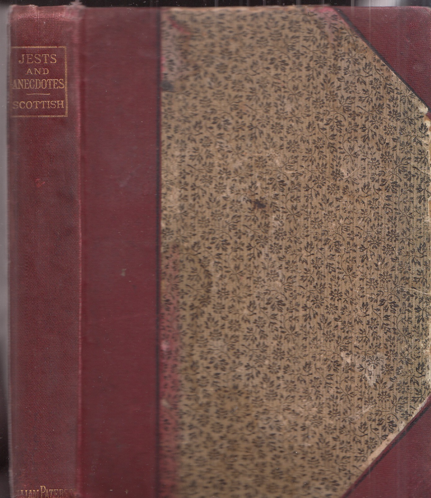 Scottish Jests & Anecdotes Collected by Robert Chambers Edinburgh