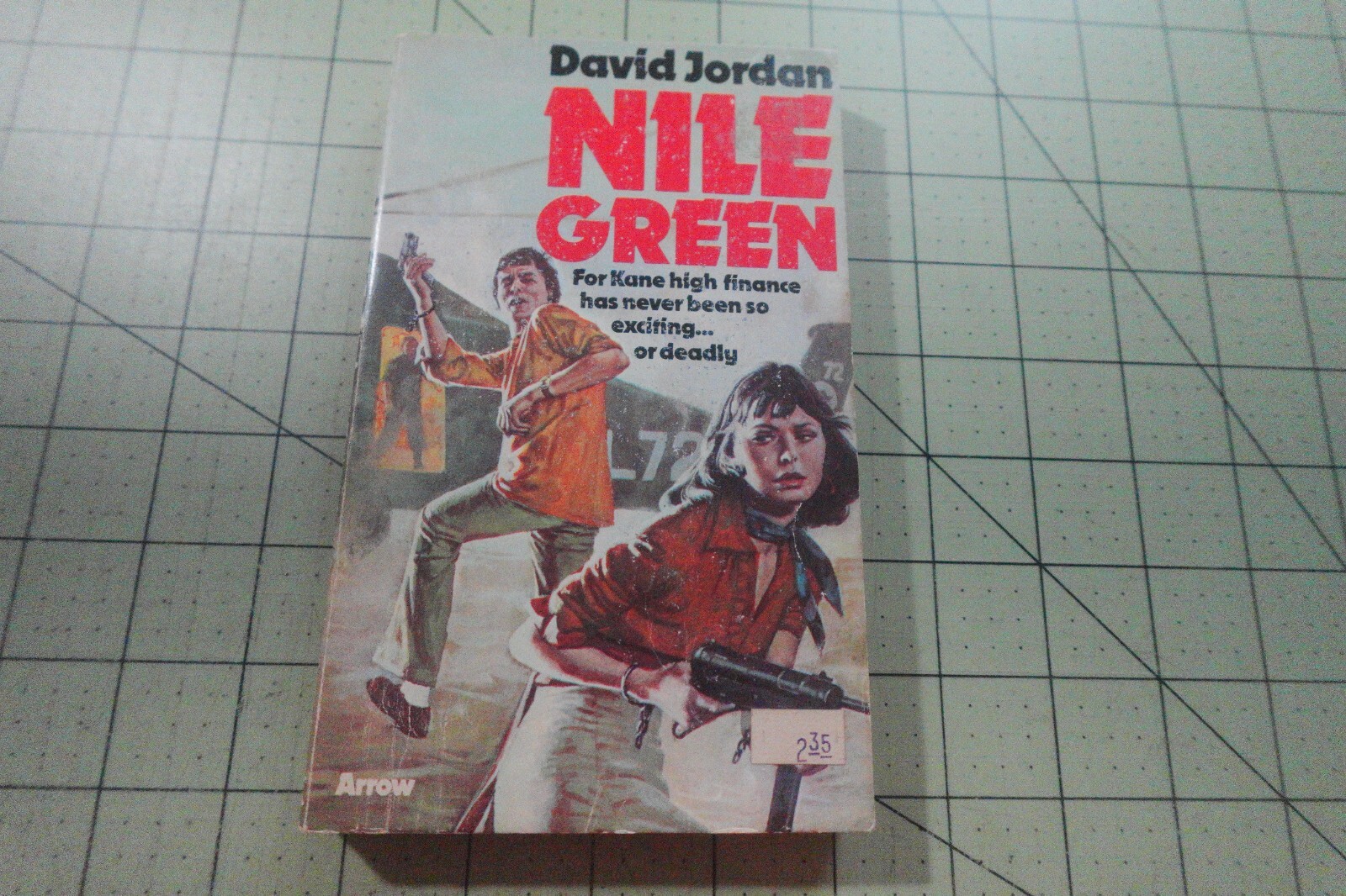 NILE GREEN BY DAVID JORDAN 1975 VINTAGE ARROW BKS UK ACTION ADVENTURE