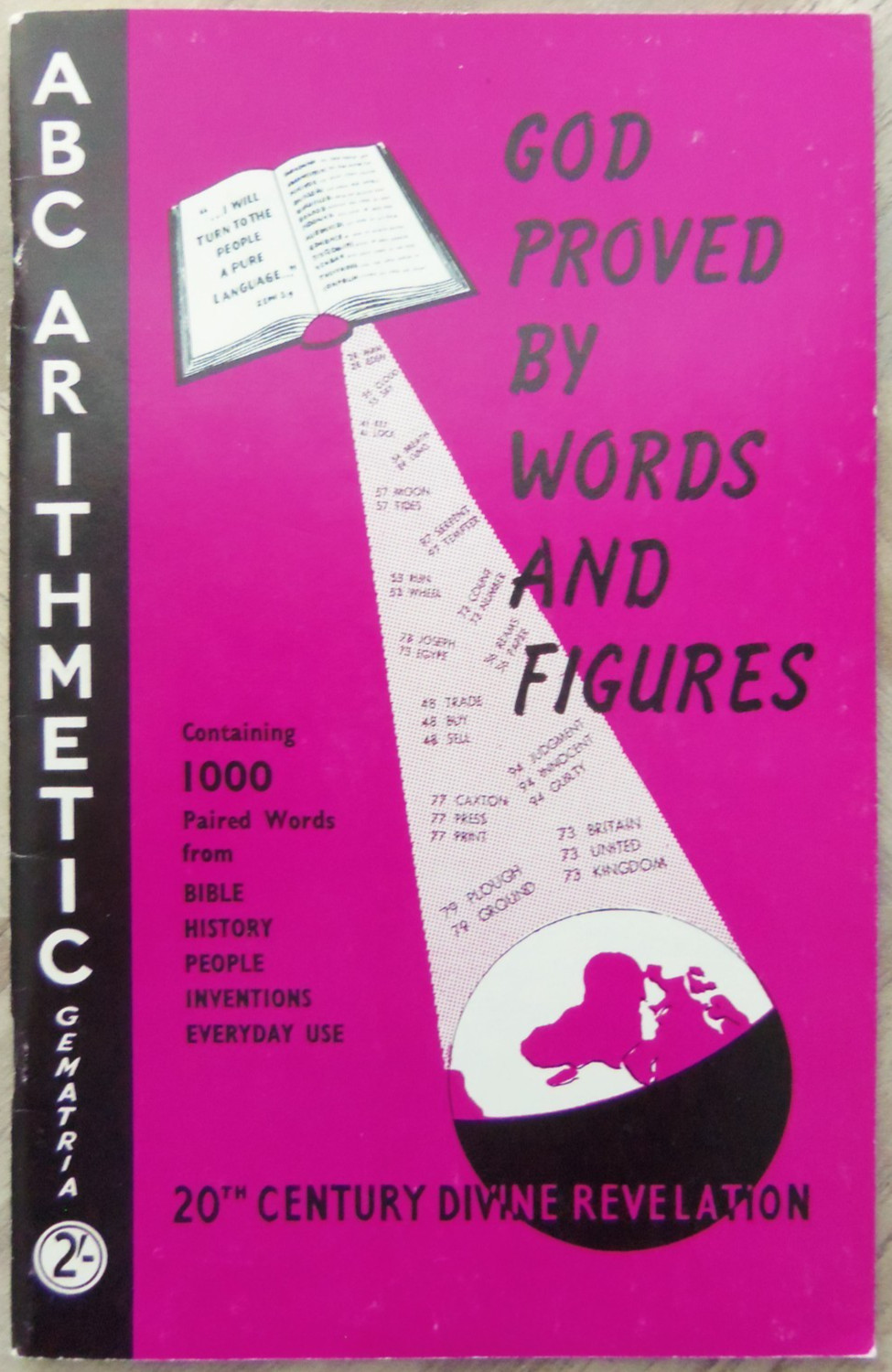 Rare ABC ARITHMETIC — GEMATRIA Compiled by John P. L. Hughes BRITISH-ISRAELISM