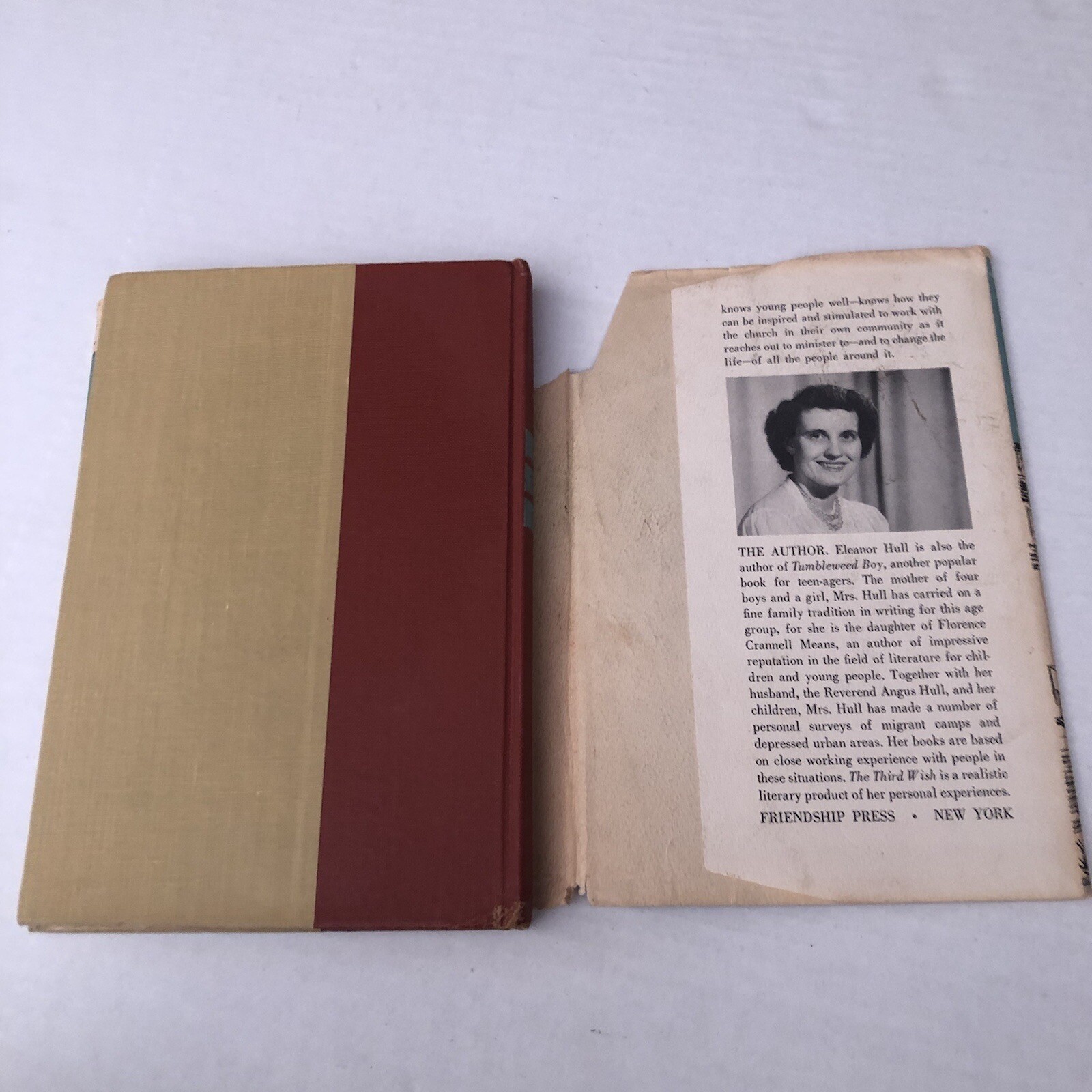 The Third Wish Eleanor Hull Vintage Hardcover Dust Jacket 1950 Friendship Press