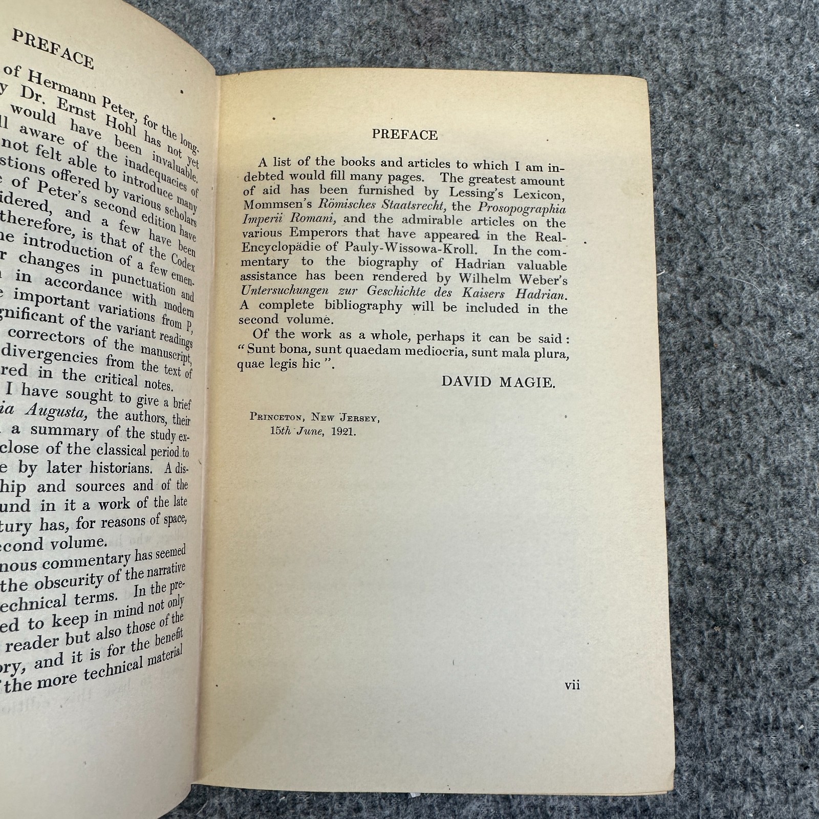 The Scriptores Historiae Augustae In Three Volumes David Magie HC 1921/24/32