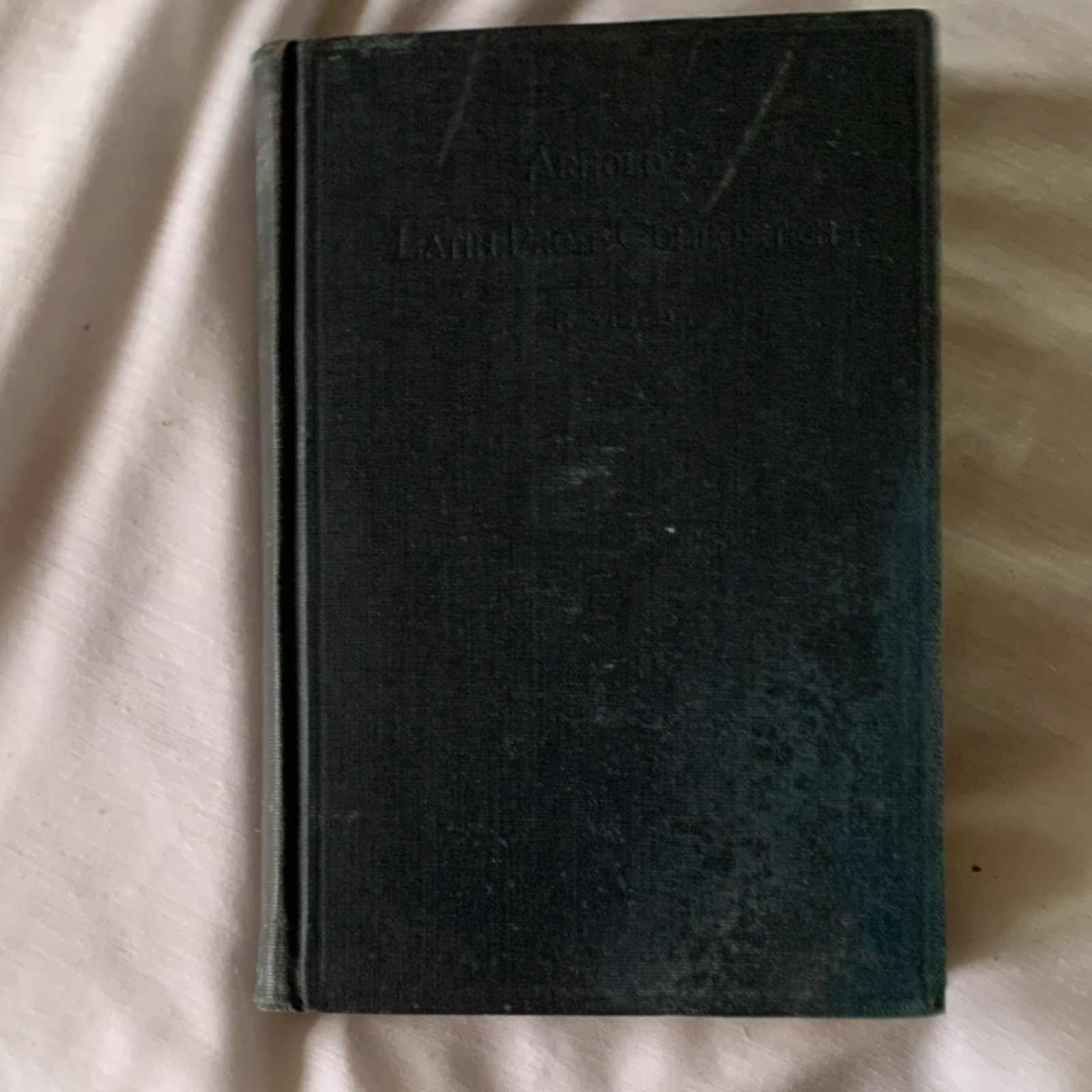 American Book Company Latin Prose Composition Arnold Hardcover Revised 1893