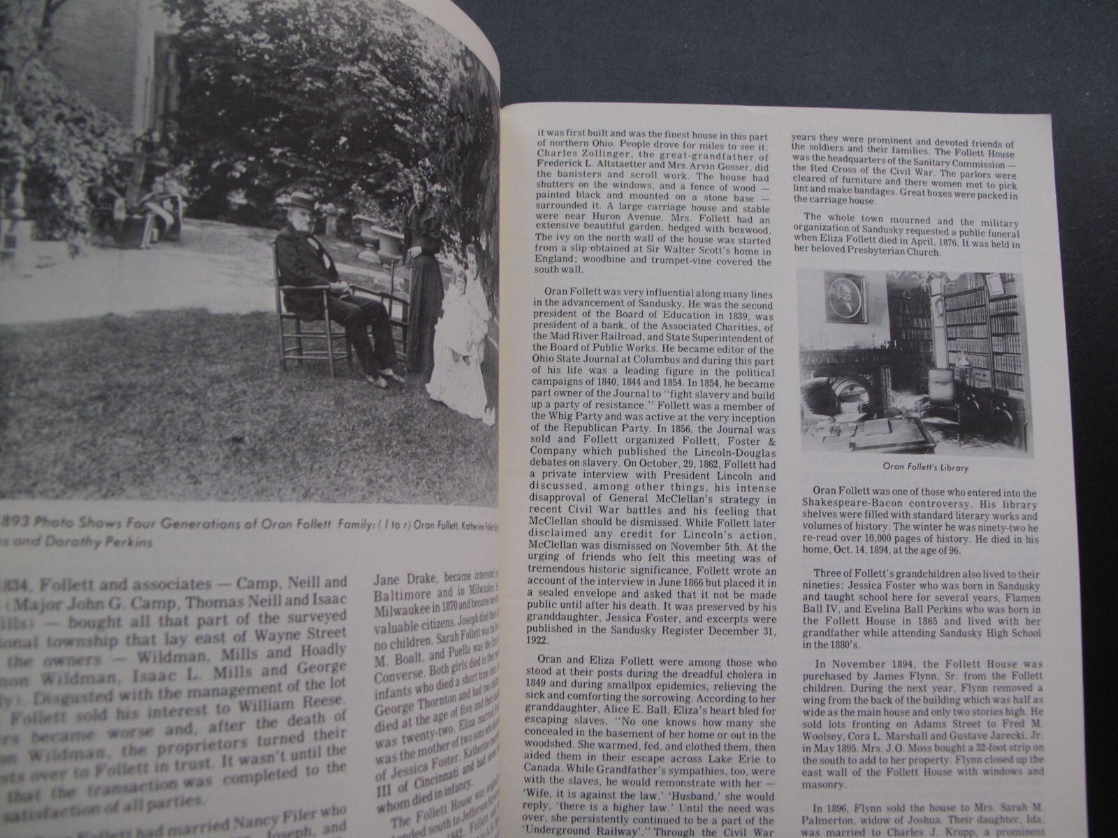 Sandusky Ohio Home Series Illus History Biography 1975 Author Signed Illus