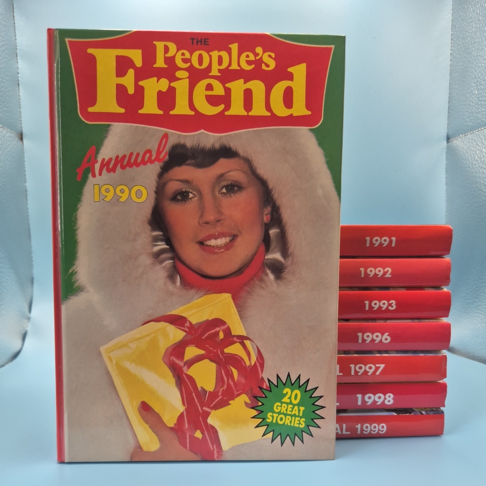 8 People’s Friend Annuals 1990-1993, 1996-1999 (1994,1995 missing)