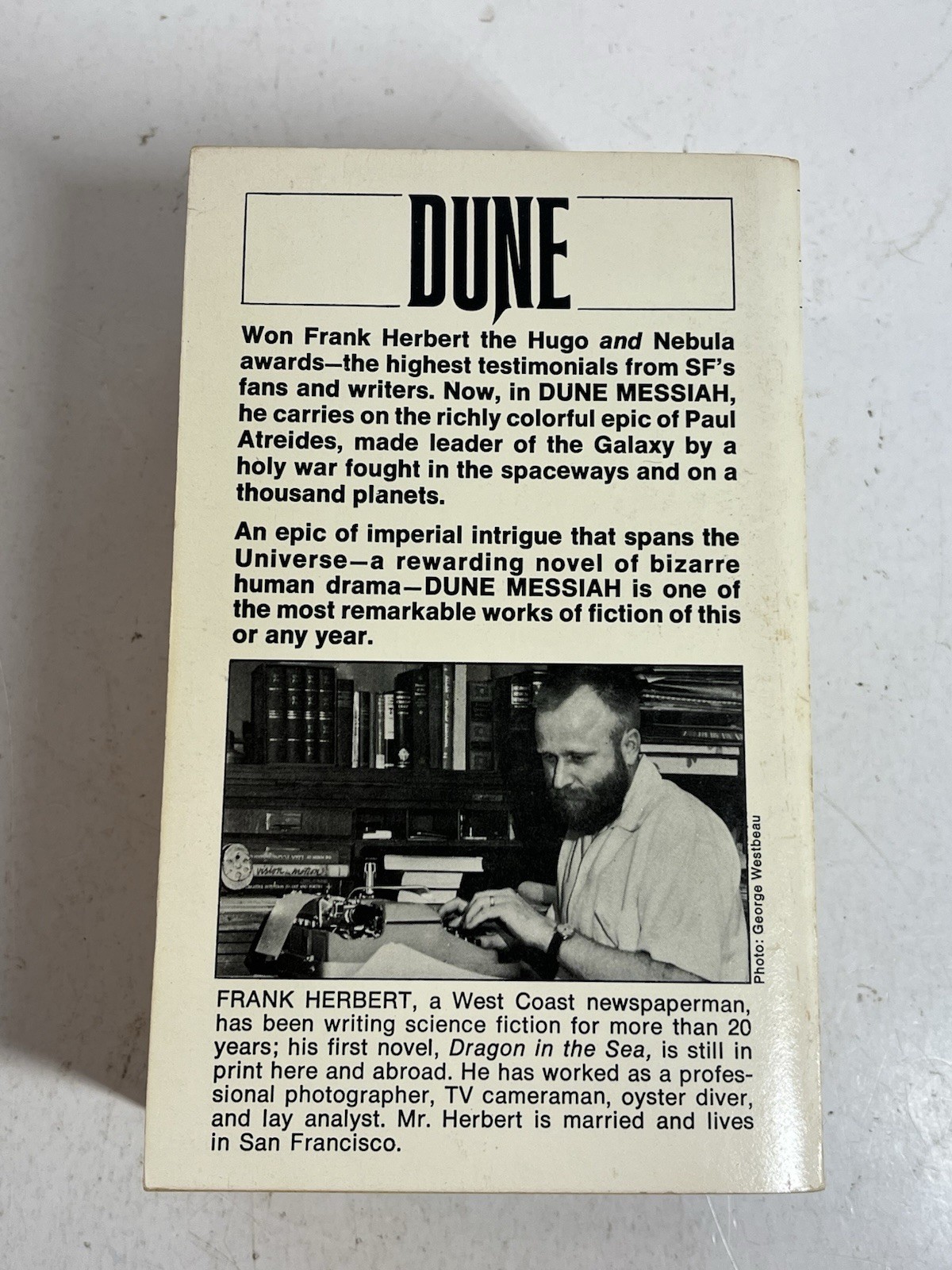 Frank Herbert Collection of Dune Paperback Lot Of 3 Books 1970’s Books 2-4