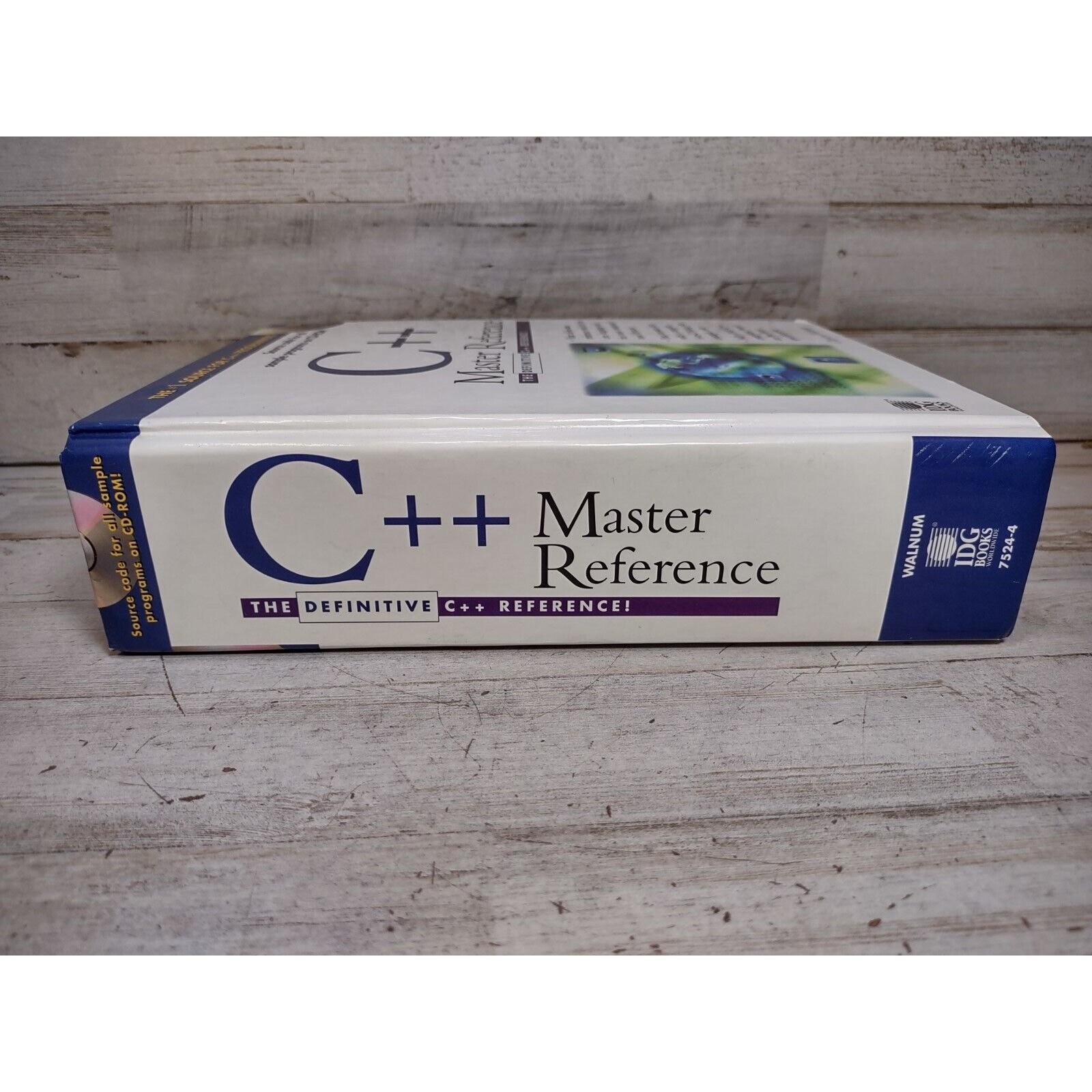 C++ Master Reference The Definitive Reference Clayton Walnum Hardcover *NO DISK*
