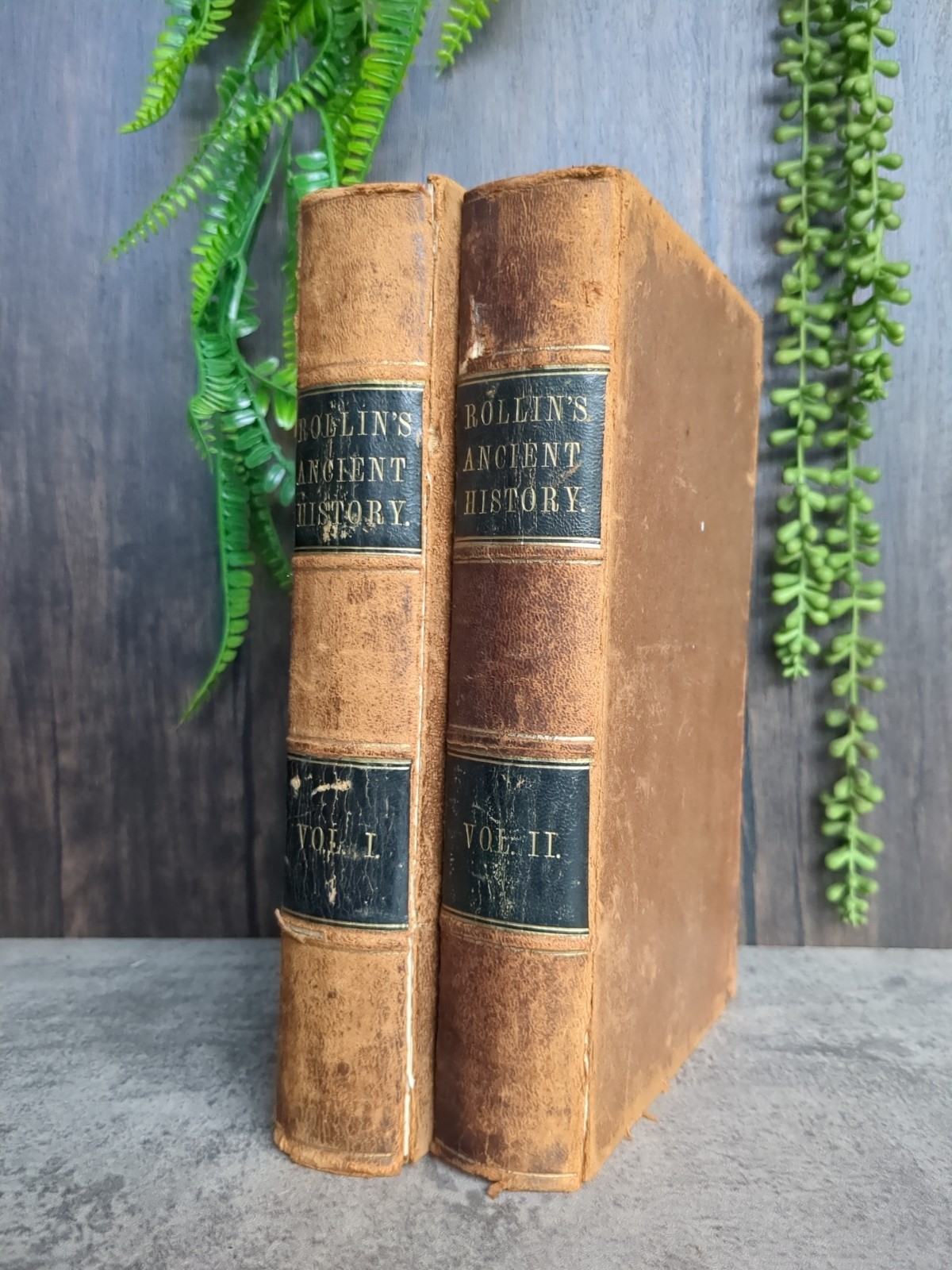 The Ancient History Charles Rollin 1848 – Harper & Brothers – Volumes I and II