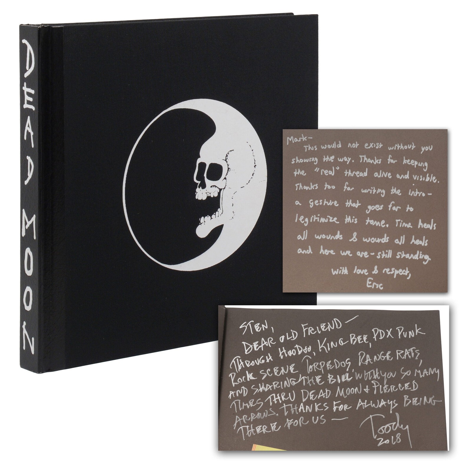 DEAD MOON The Book ~ SIGNED BY TOODY ~ First Edition 2018 Portland Punk 1st LP