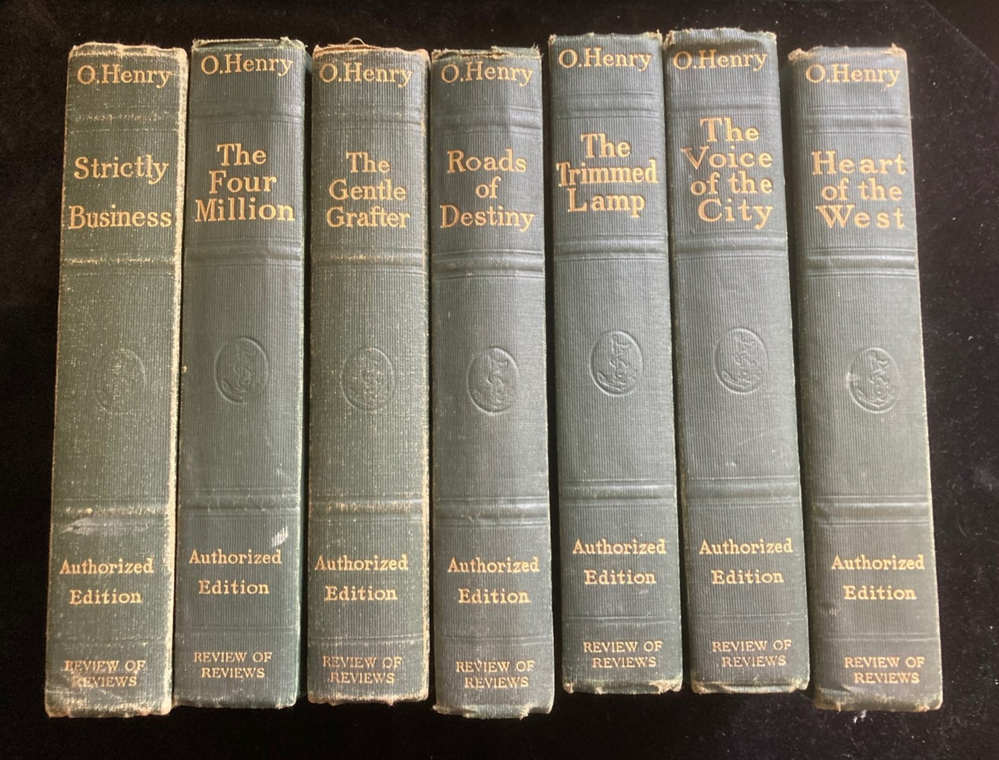O.Henry books- set of 7 1911-1912 VG