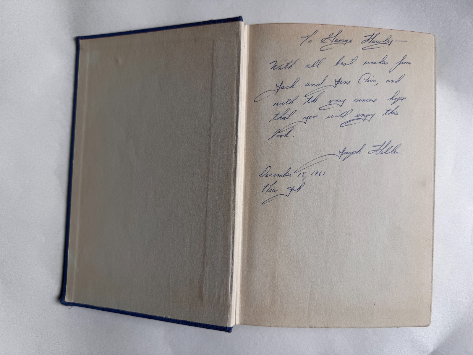 Signed – Catch-22 – Joseph Heller – First Edition, Second printing