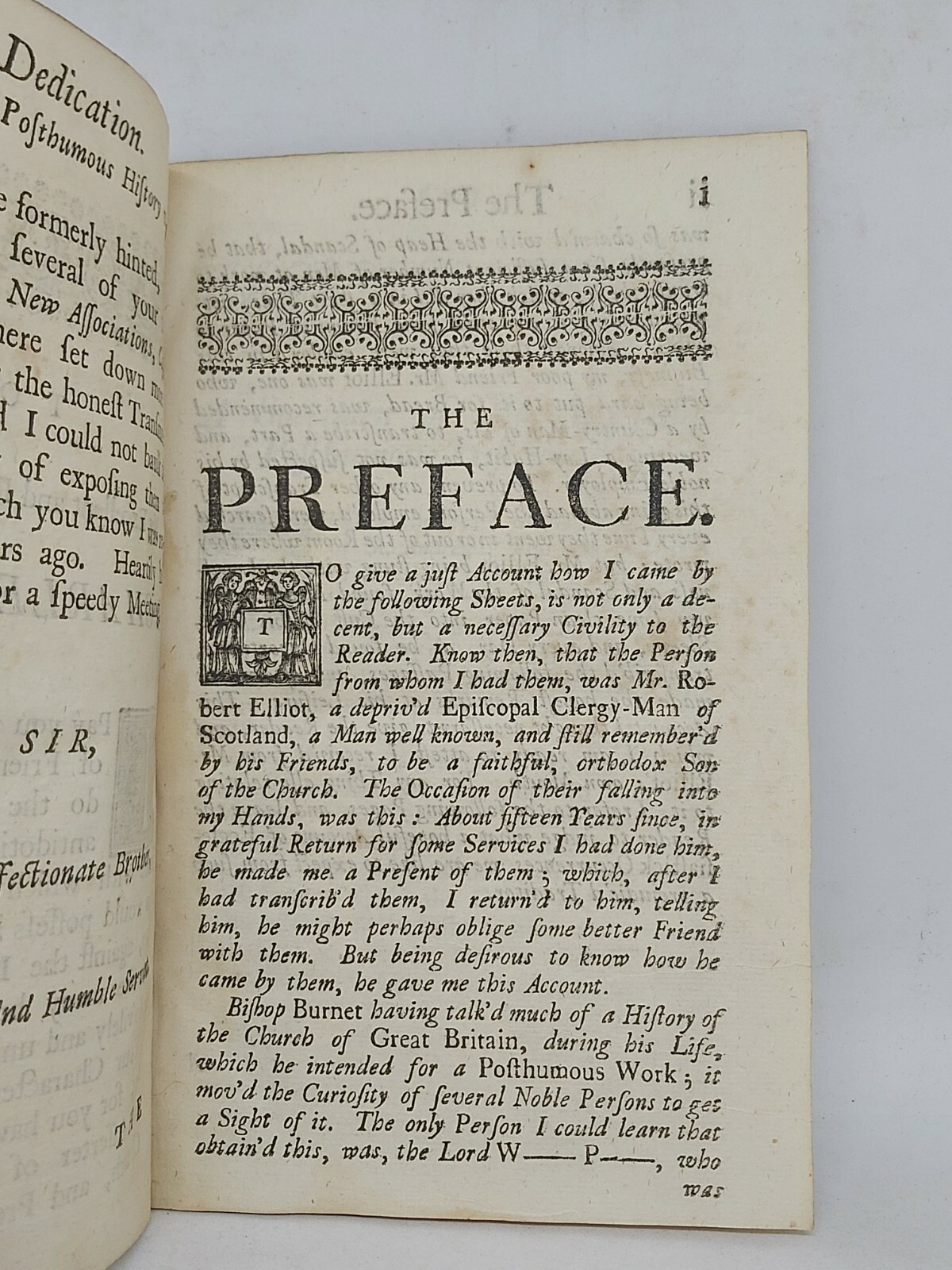 A Specimen of the Bishop of Sarum’s posthumous History 1715 ~ 1st Edition