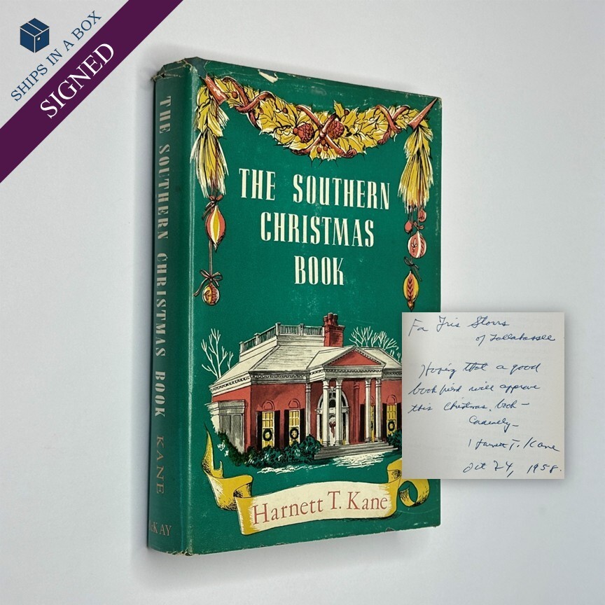 Signed “The Southern Christmas Book” Harnett T. Kane (1959, Hardcover)