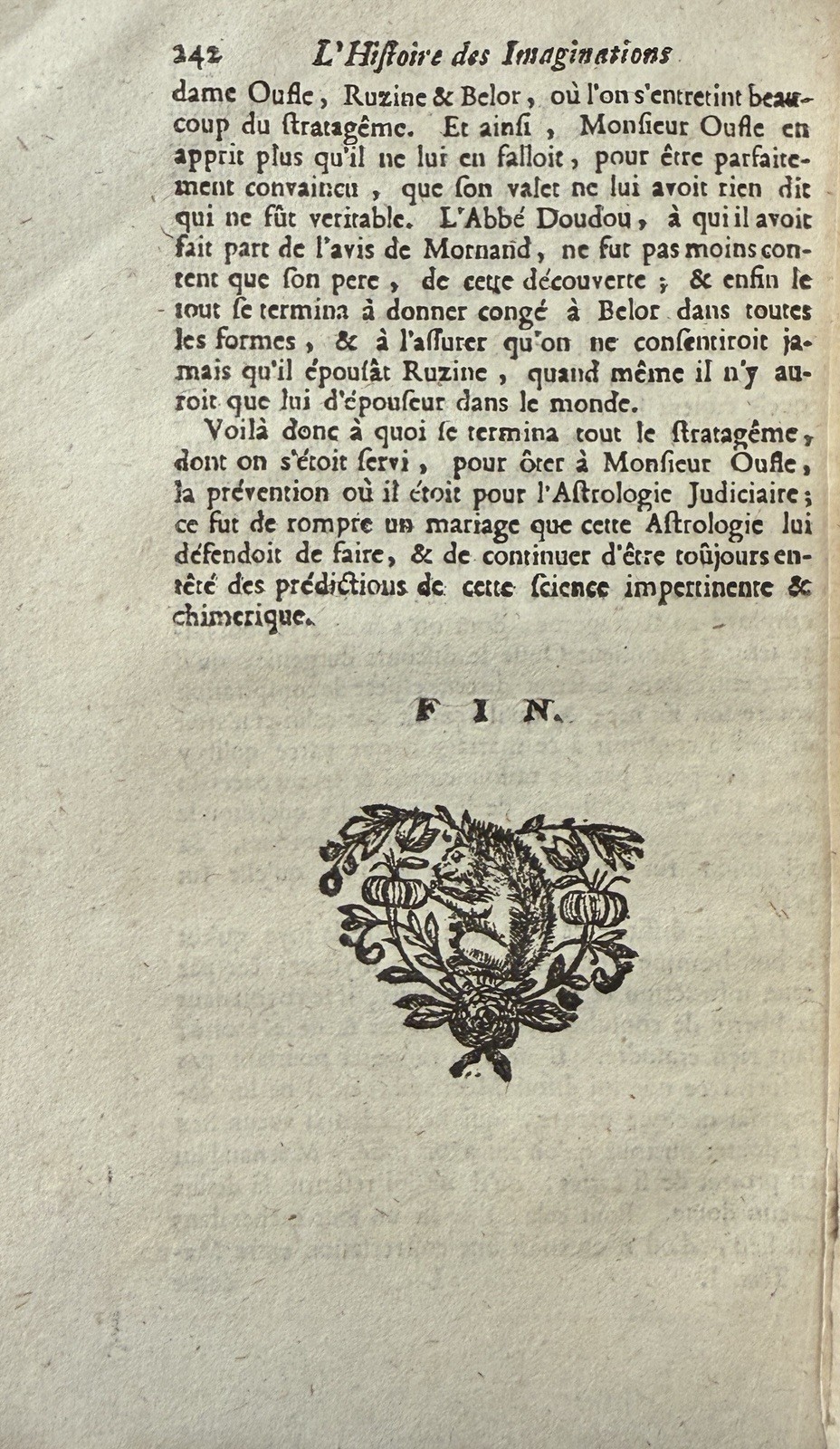 1710 Rare Witchcraft Illustrated Occult Book – History Of Monsieur Oufle French