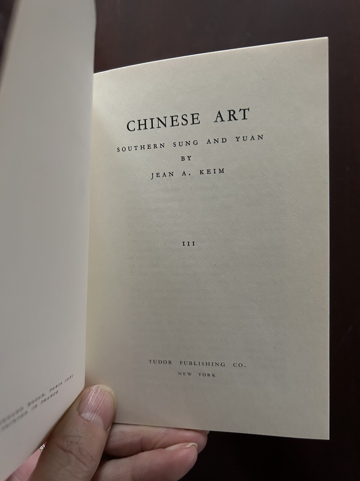 Chinese Art BOOK III Southern Sung Yuan 1961 Jean Keim Paintings Asian History