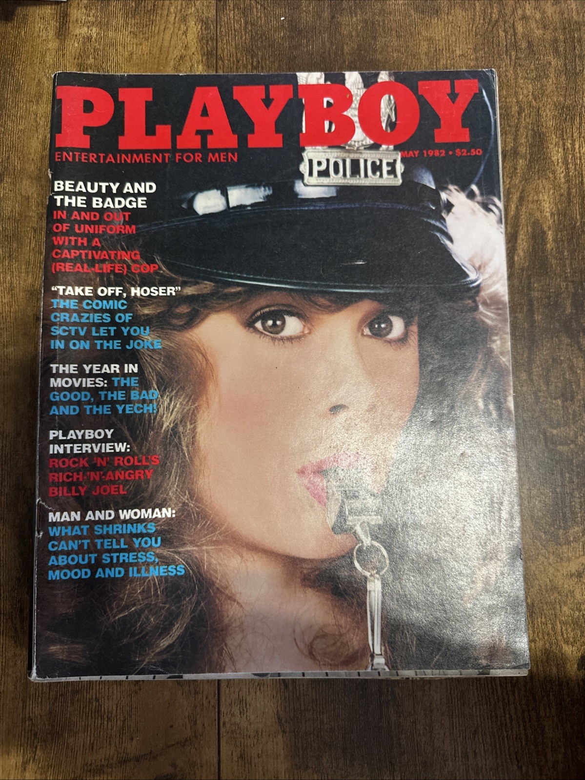 Playboy – May, 1982 Back Issue “Beauty And The Badge”