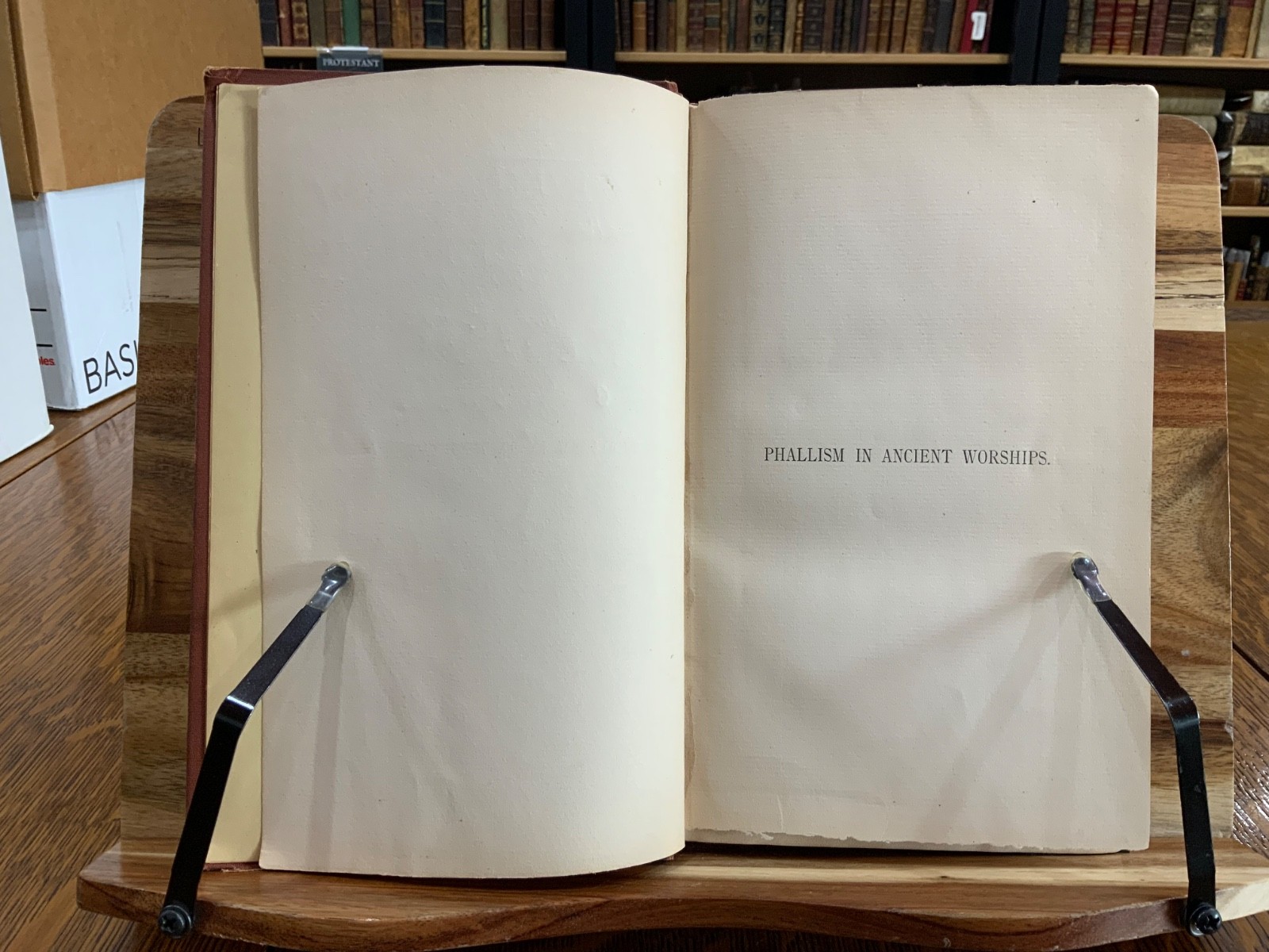 1874 Influence Ancient Phallic Symbol Worship Hodder Westropp First Edition