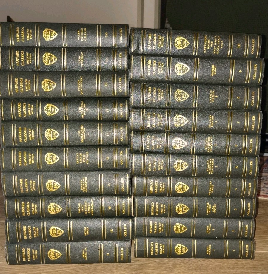 Harvard Classics Shelf of Fiction 1917 — Full set of 20