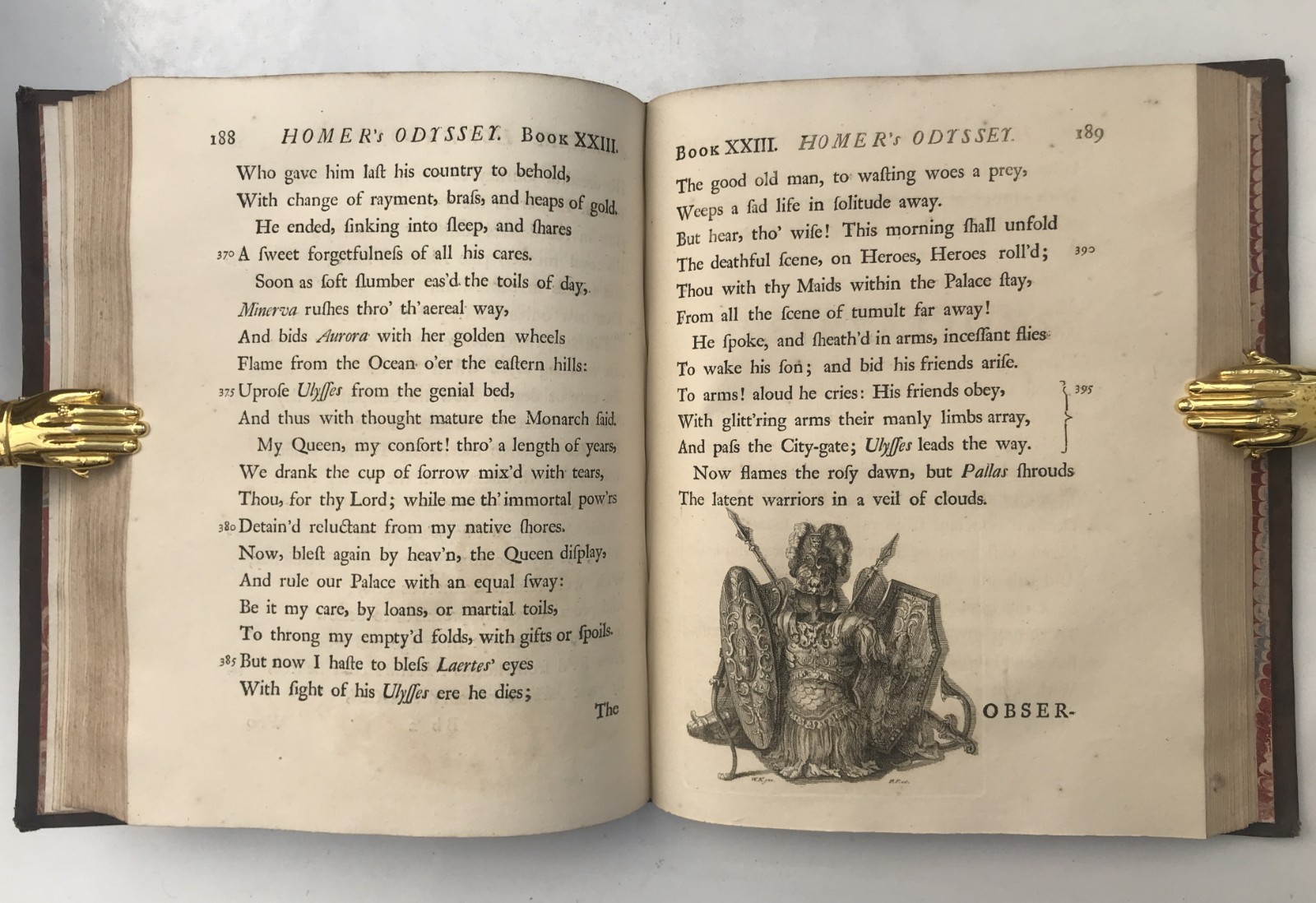 1725-26 Pope THE ODYSSEY OF HOMER 5 Vols First Edition Illustrated Poetry