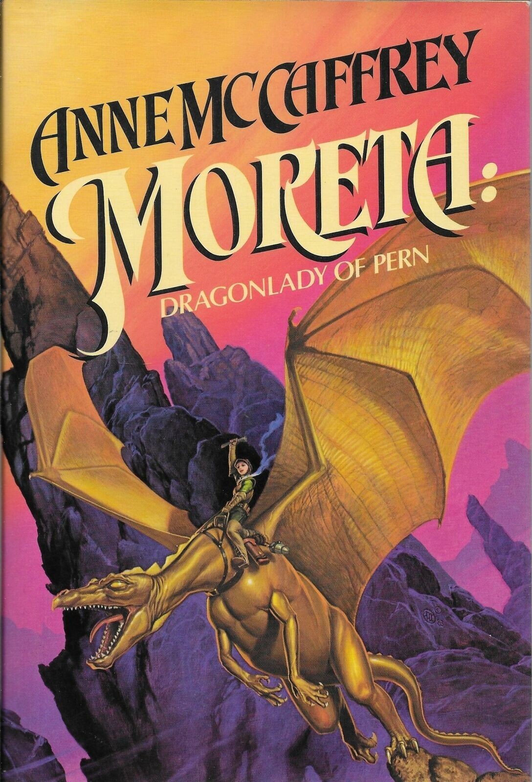 MORETA: DRAGONLADY OF PERN, Anne McCaffrey 1ST ED. HC w/DJ 1983, BRAND NEW, NM-M
