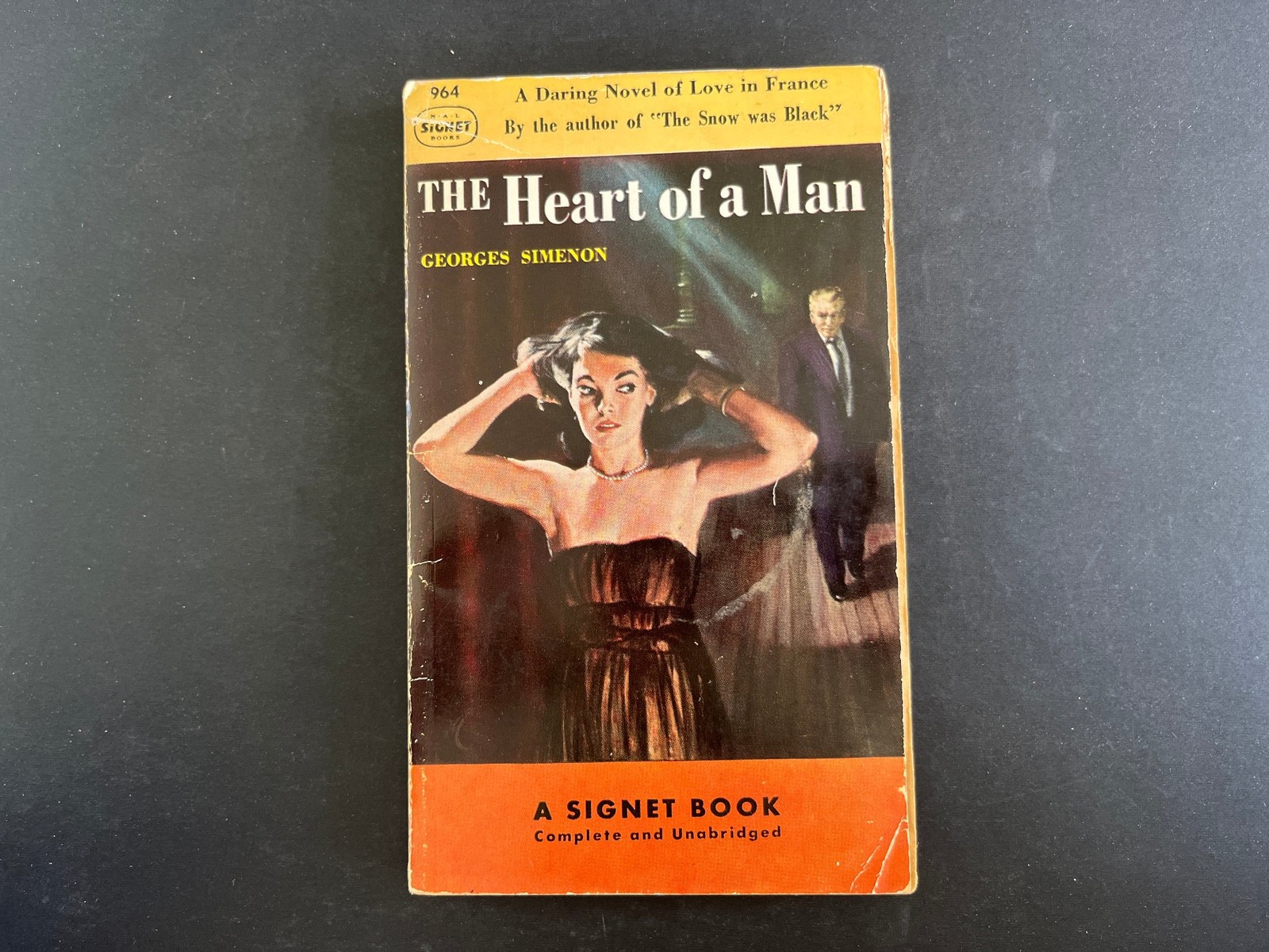 1951 The Heart of a Man by Georges Simenon Mass Market Paperback Signet Books