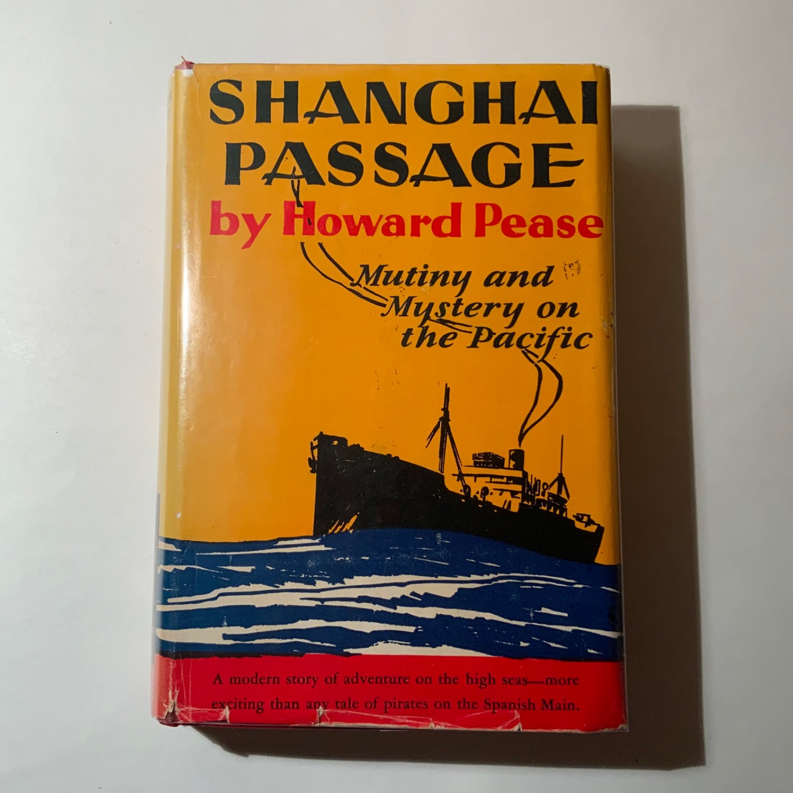 Shanghai Passage by Howard Pease circa 1942 printing Doubleday Doran VG+ / VG