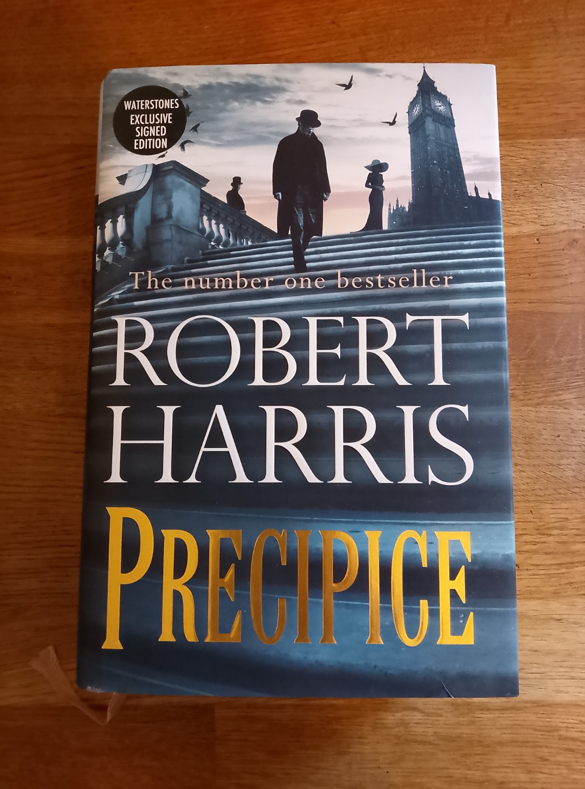 BOOK – SIGNED Robert Harris Precipice First Edition Hardback Novel 2024