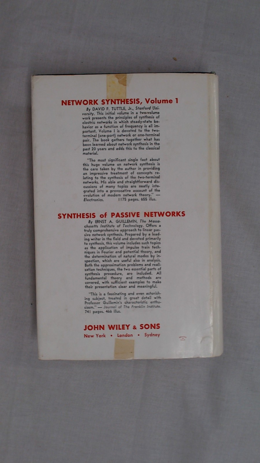 Linear Network Analysis (1967 Reprint), Sundaram Seshu and Norman