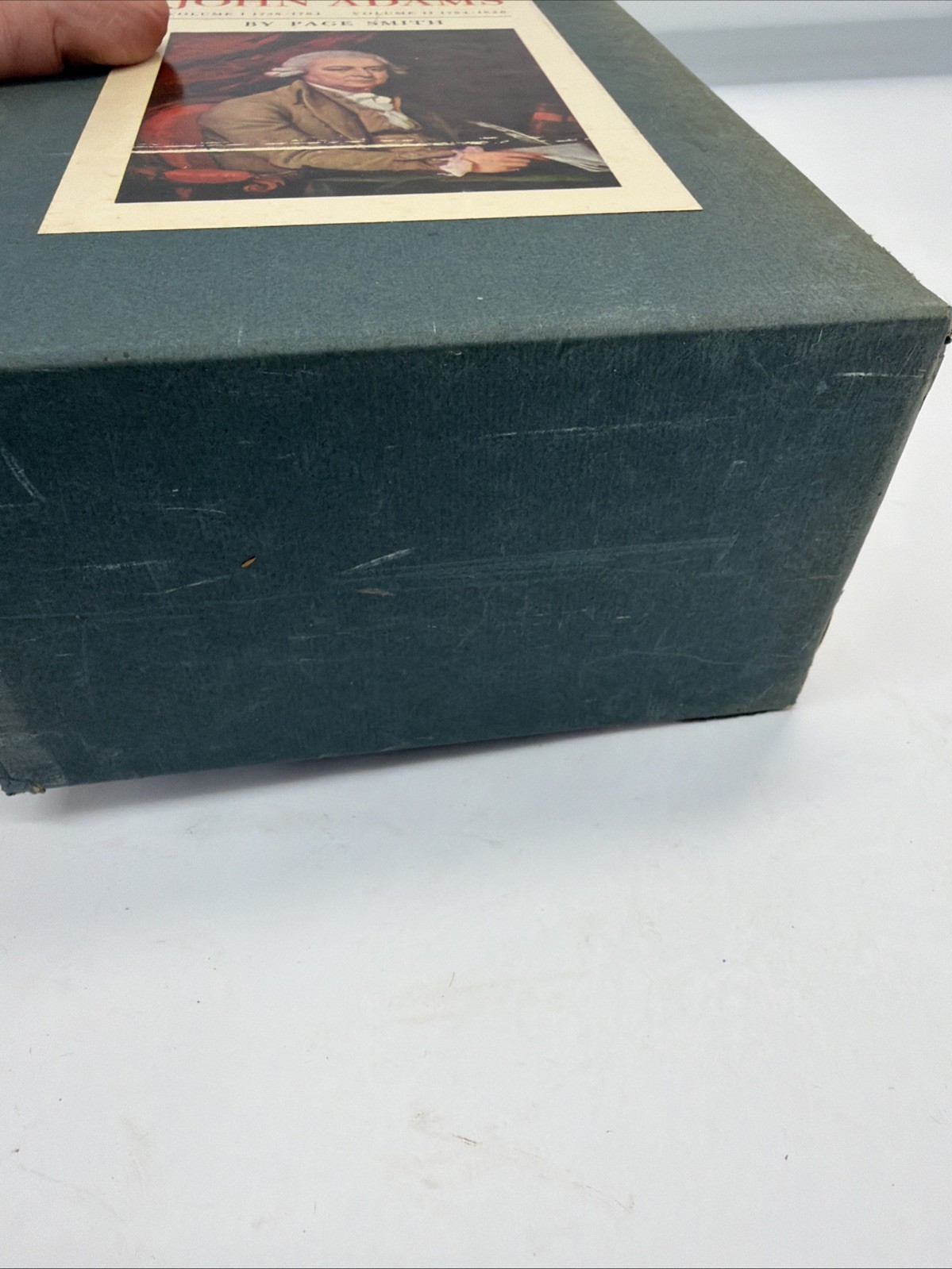 John Adams Boxed Set by Page Smith First Edition Hardcover Dust Jacket 2 Books