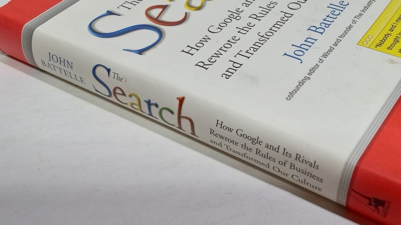 The Search John Battelle First Edition 2005 Google Business Technology