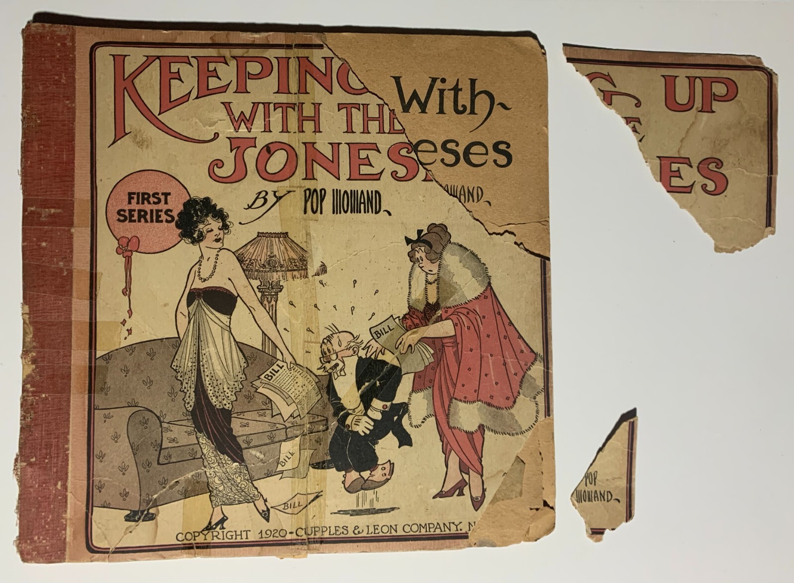 1920 KEEPING UP WITH THE JONESES by Pop Momand Poor/GD 1.5 Cupples & Leon Co.