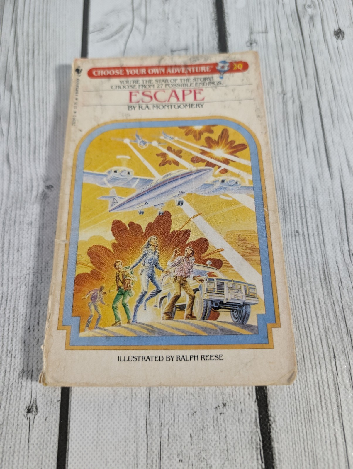 Choose Your Own Adventure #20 Escape Bantam Paperback R.A. Montgomery 1st Print