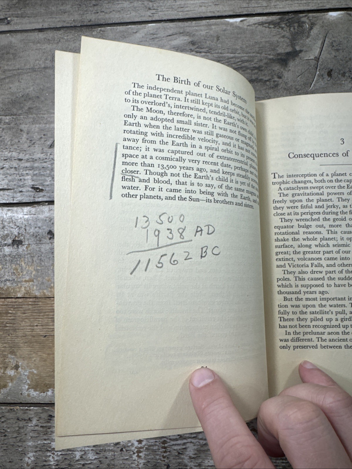 1938 Antique Speculative Science Book “Moons, Myths & Man” H.S. Bellamy