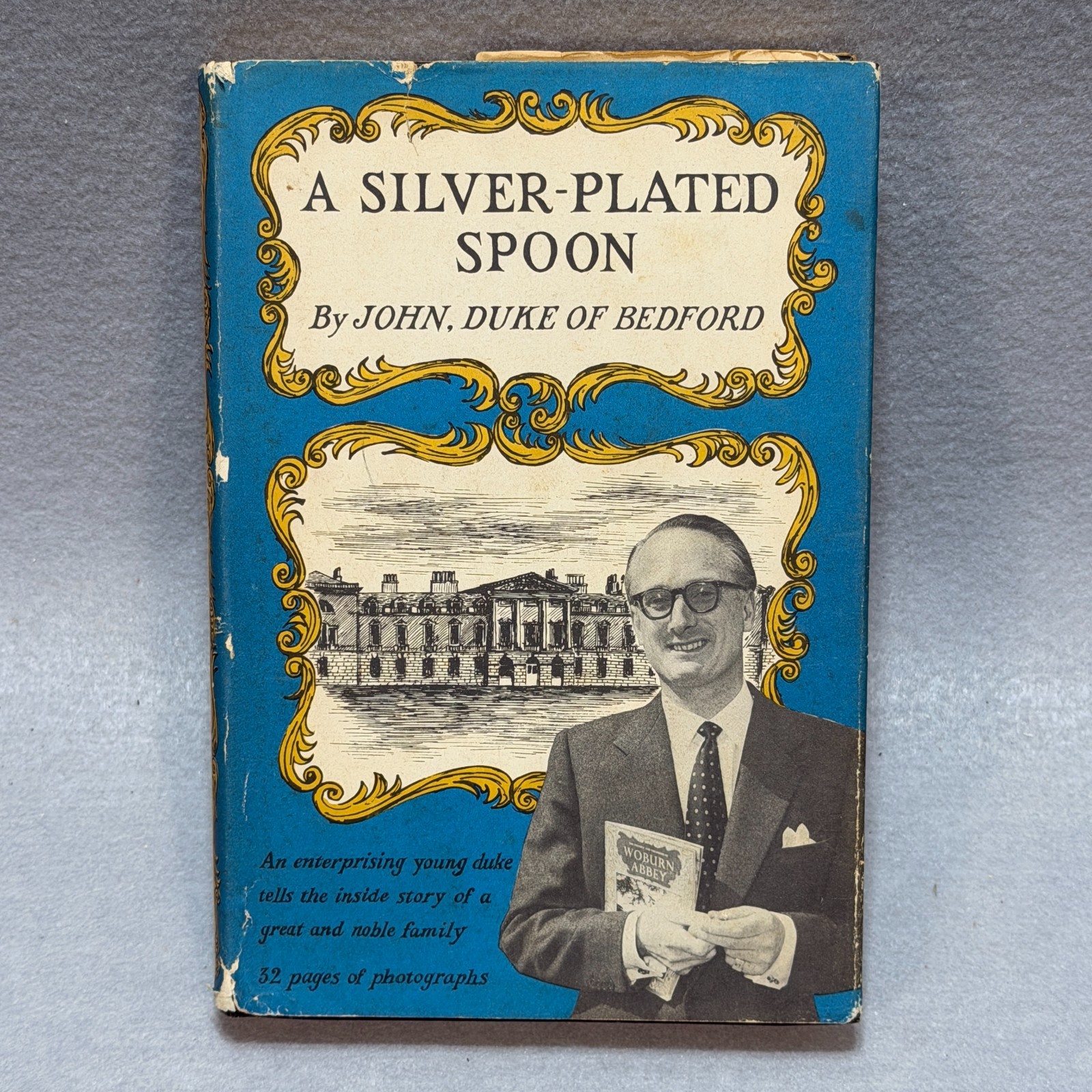 Vintage 1959 A Silver-Plated Spoon Signed Duke of Bedford First Ed HC DJ Memoir