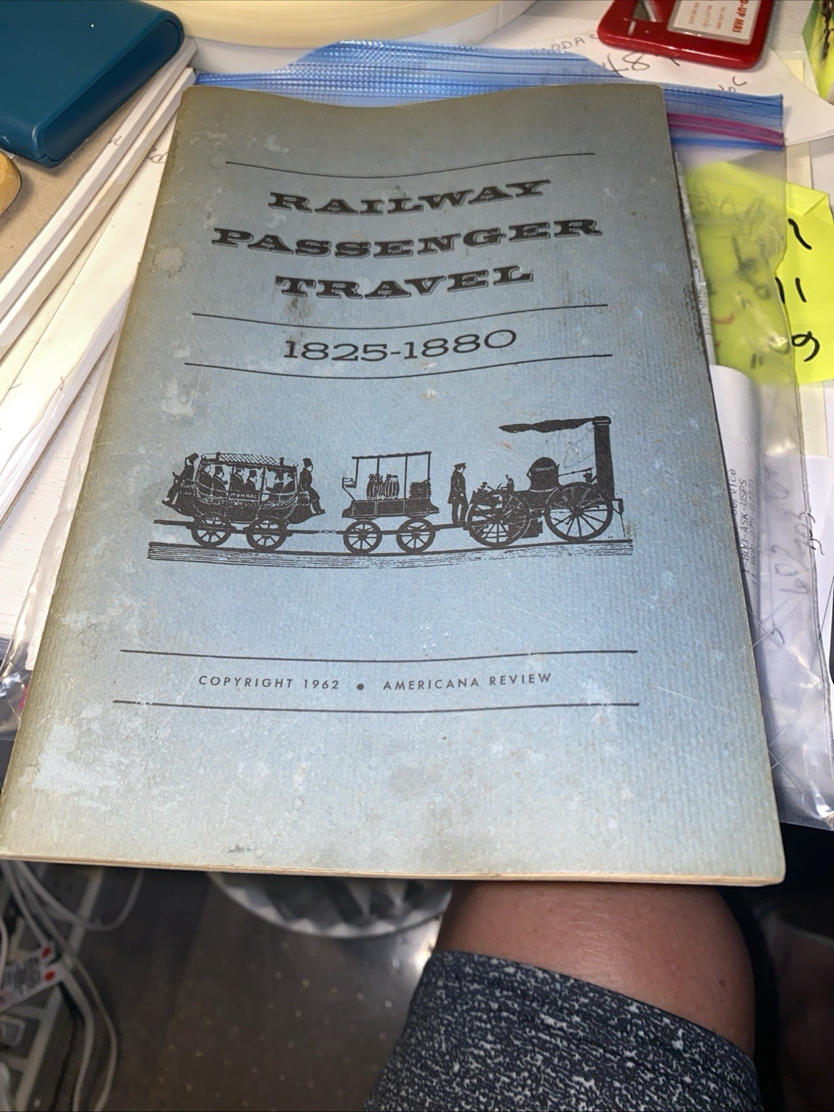 2 Books Railroads in the Days of Steam 60s & Railway Passenger Travel 1825-1880