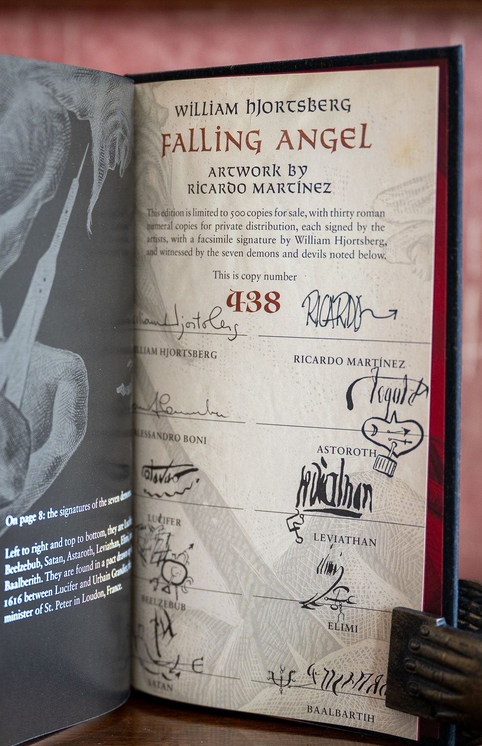 William Hjortsberg / Falling Angel and Angel’s Inferno Signed 2020