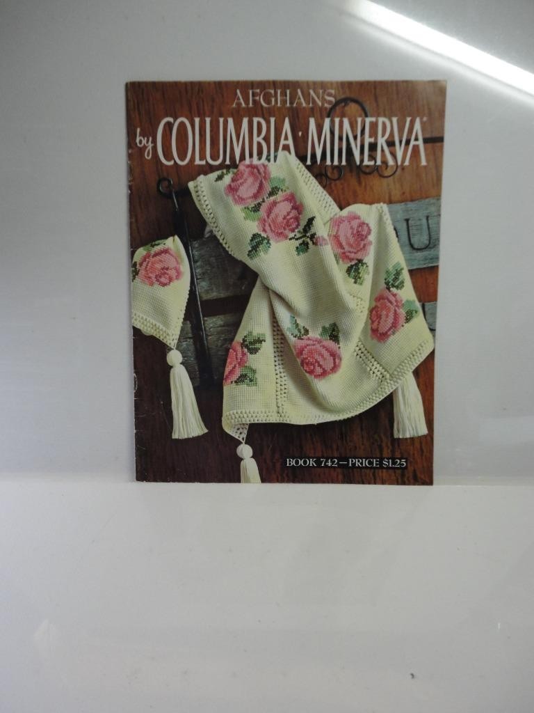 Vintage Afghans Columbia Minerva Book 742 Vintage Crochet Patterns 32 pages