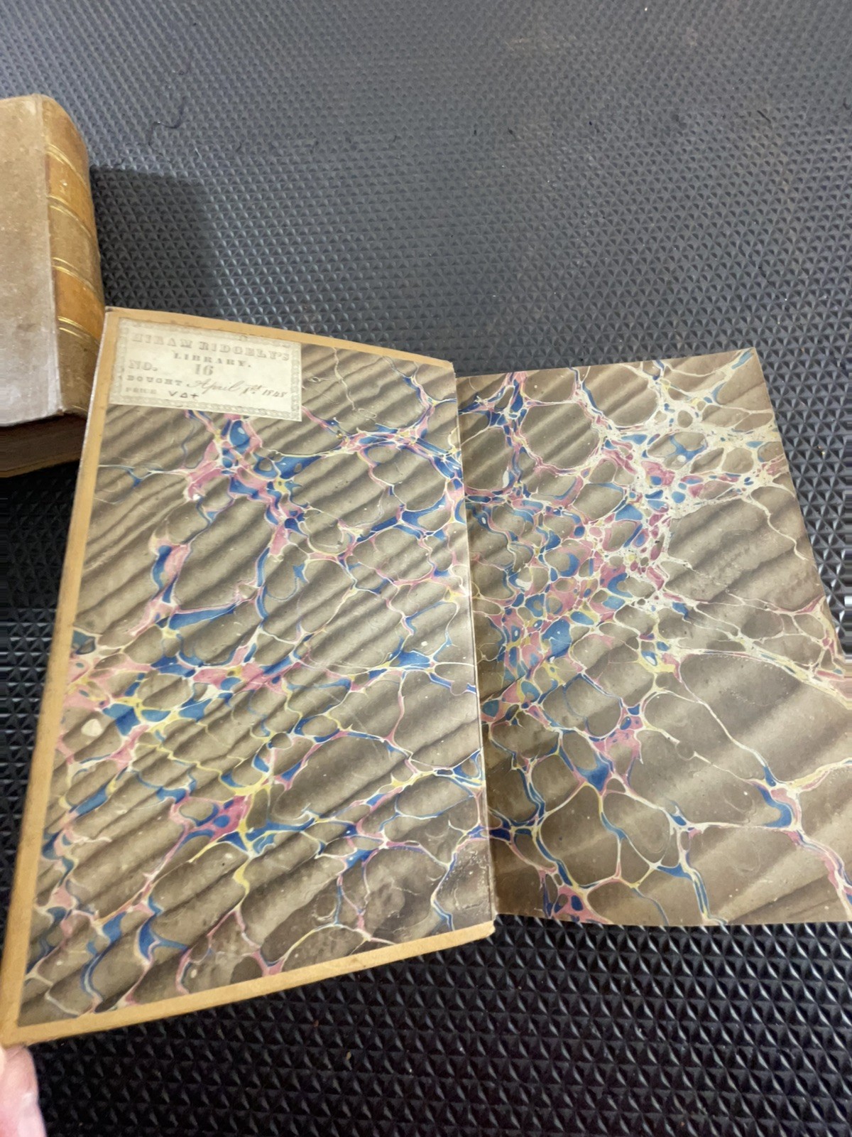 1847 Rollins Ancient History of World Vol. 1 & 2 Leather