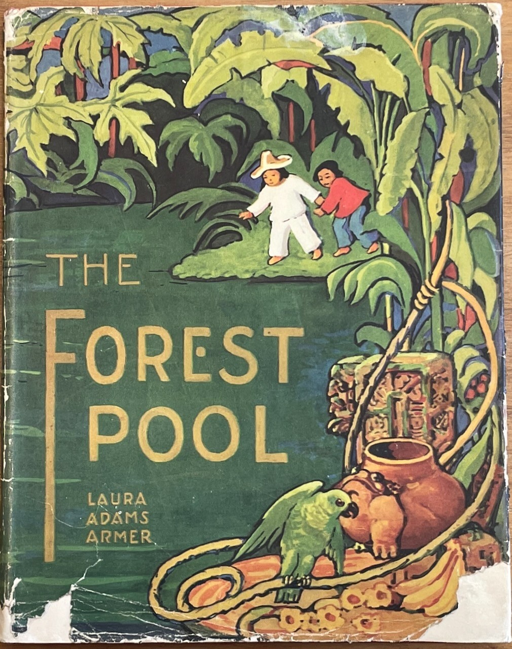 The Forest Pool / Laura Adams Armer / Longmans Green 1938 / HC DJ FE Illustrated
