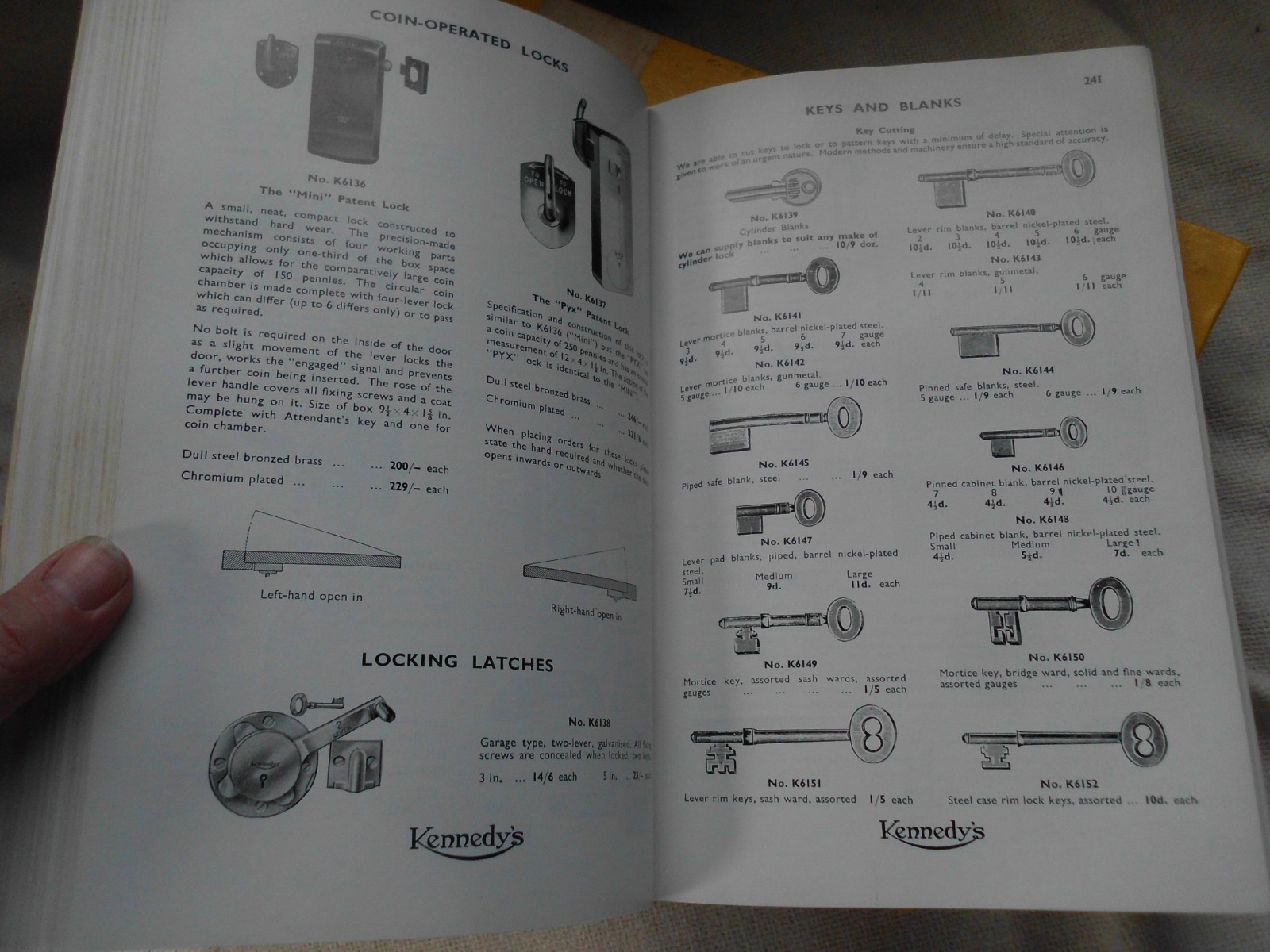 VINTAGE BUILDING DIY SUPPLIES CATALOGUES KENNEDYS NEWCOMBE CO (3)