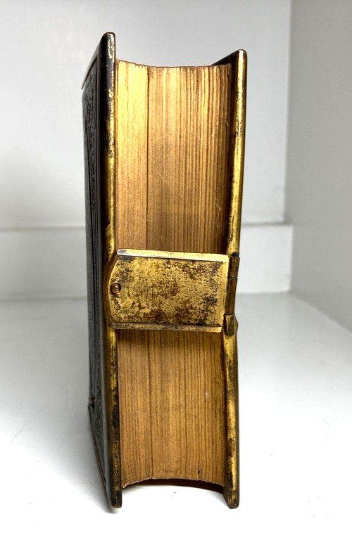 1863 OXFORD BOOK COMMON PRAYER GOTHIC LEATHER BRASS CLASP GILT EDGES