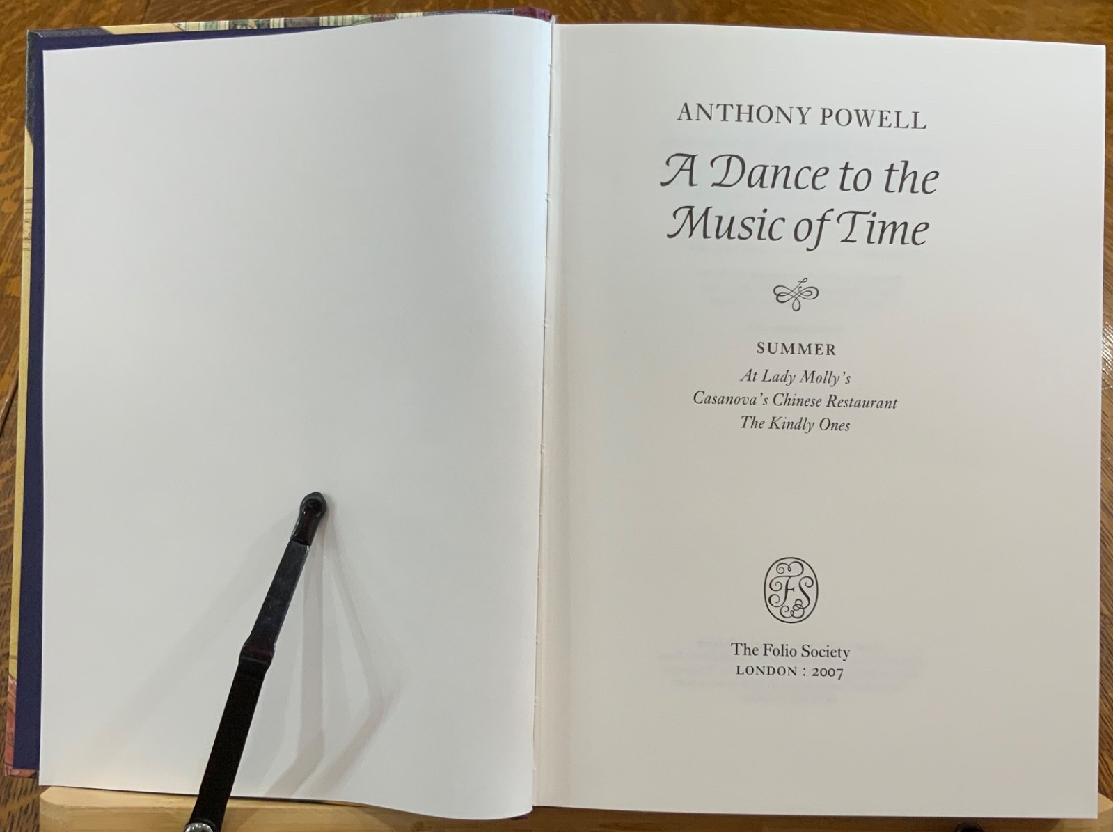 2008 A Dance to the Music of Time Anthony Powell 4 Vol. Set Folio Society