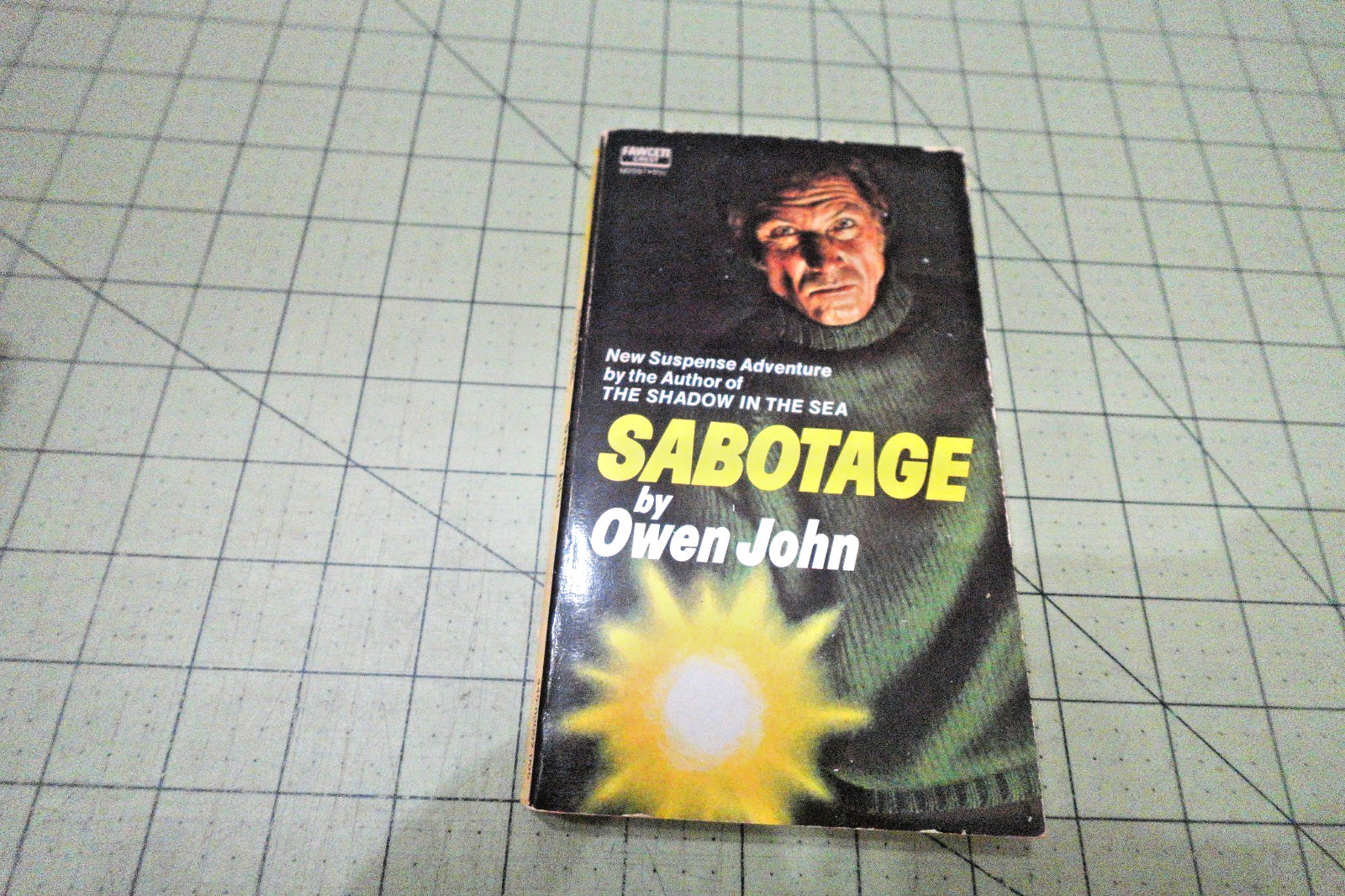 Sabotage By Owen John 1974 VINTAGE FAWCETT BKS ACTION ADVENTURE PB