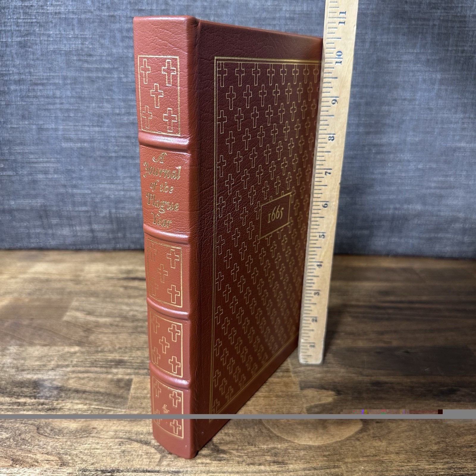 A JOURNAL OF THE PLAGUE YEAR 1665 Daniel Defoe Easton Press Leatherbound Book