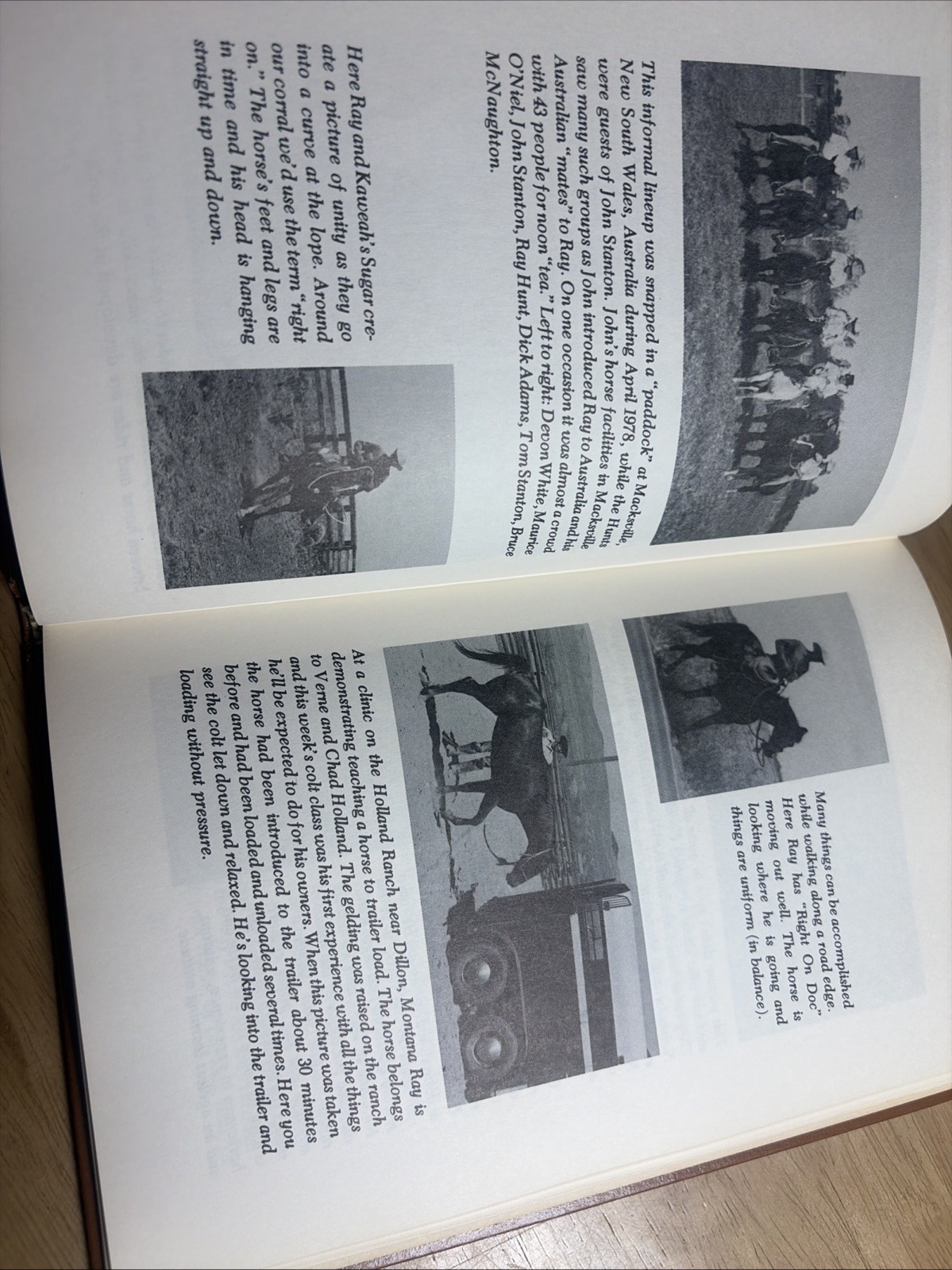 Think Harmony with Horses Ray Hunt 1978 1st Ed Horsemanship Equine NF in Fair DJ