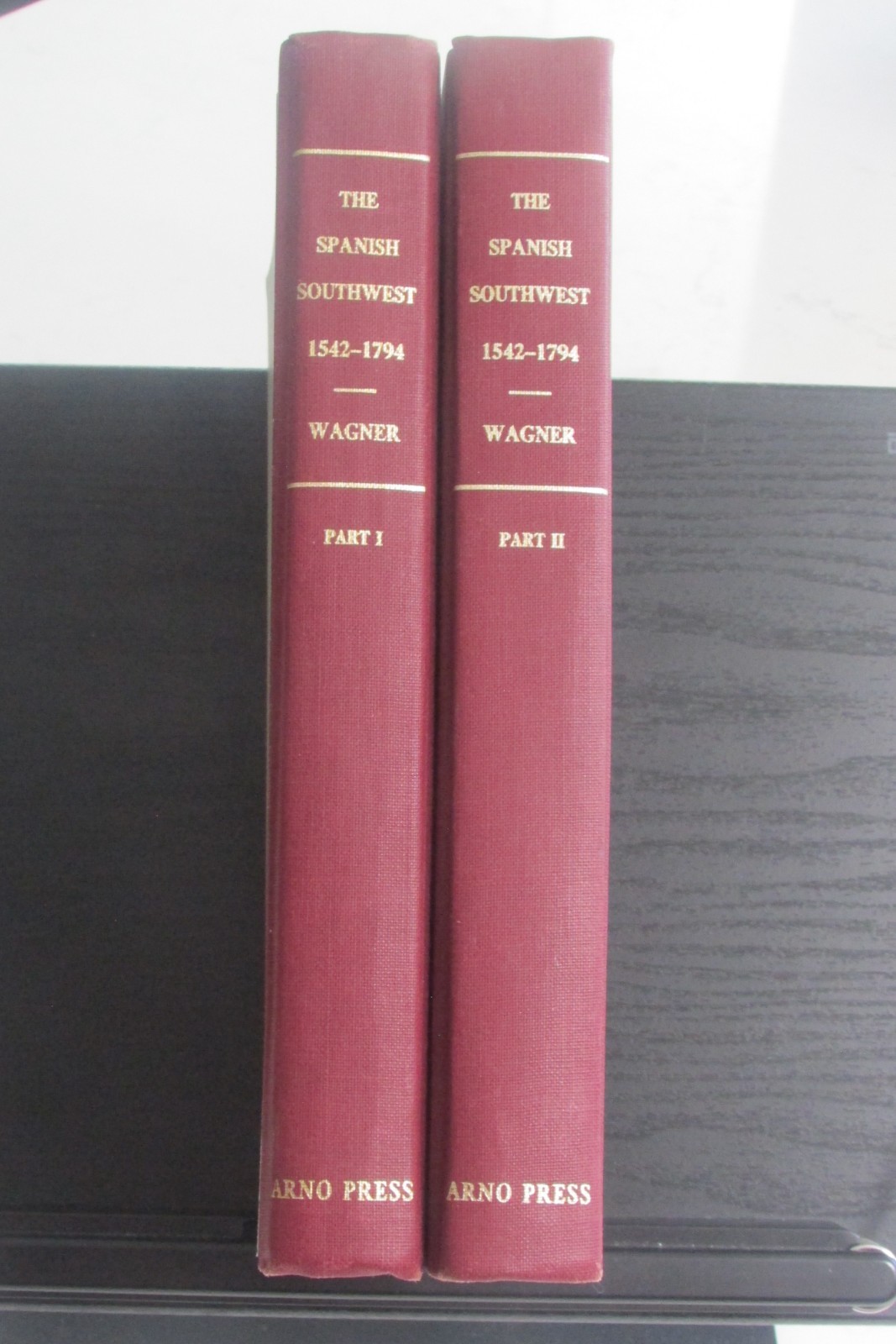 The Spanish Southwest 1542-1794 (Wagner) 2 Vol. Annotated Bibliography 1967 2nd