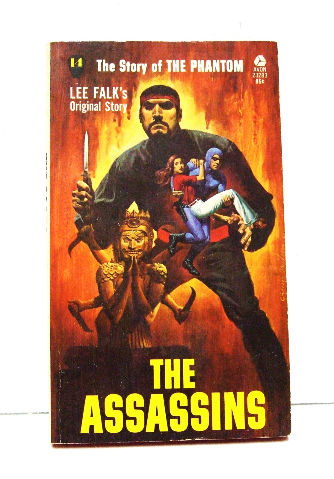 Vintage Comic Hero Novel THE PHANTOM: THE ASSASSINS By Lee Falk 1975 Good…
