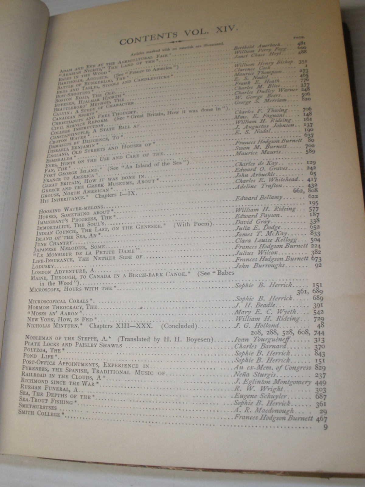 ANTIQUE Scribner’s Monthly – Bound Vol 14 May 1877-October 1877 / ILLUSTRATED