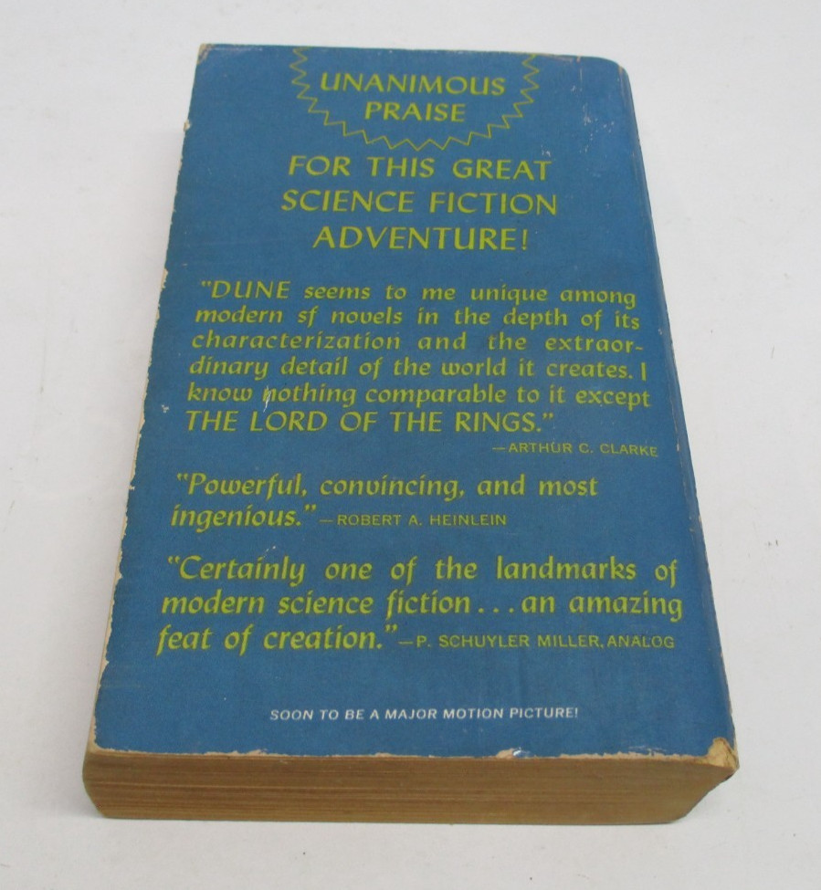 1965 ACE Paperback DUNE by Frank Herbert CM5955