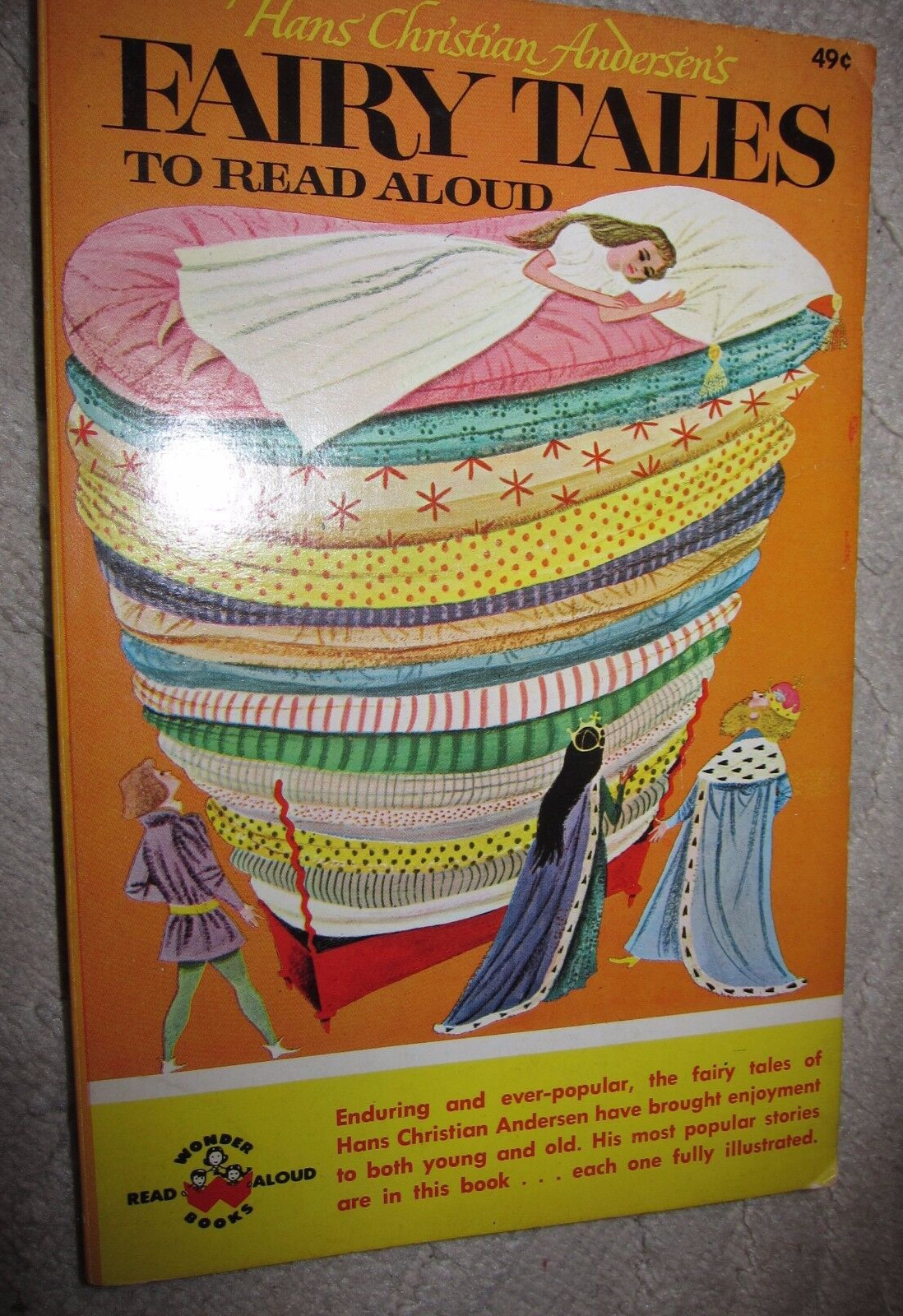 Vtg PB book, Hans Christian Andersen’s Fairy Tales to Read Aloud, ill Elgin 1960