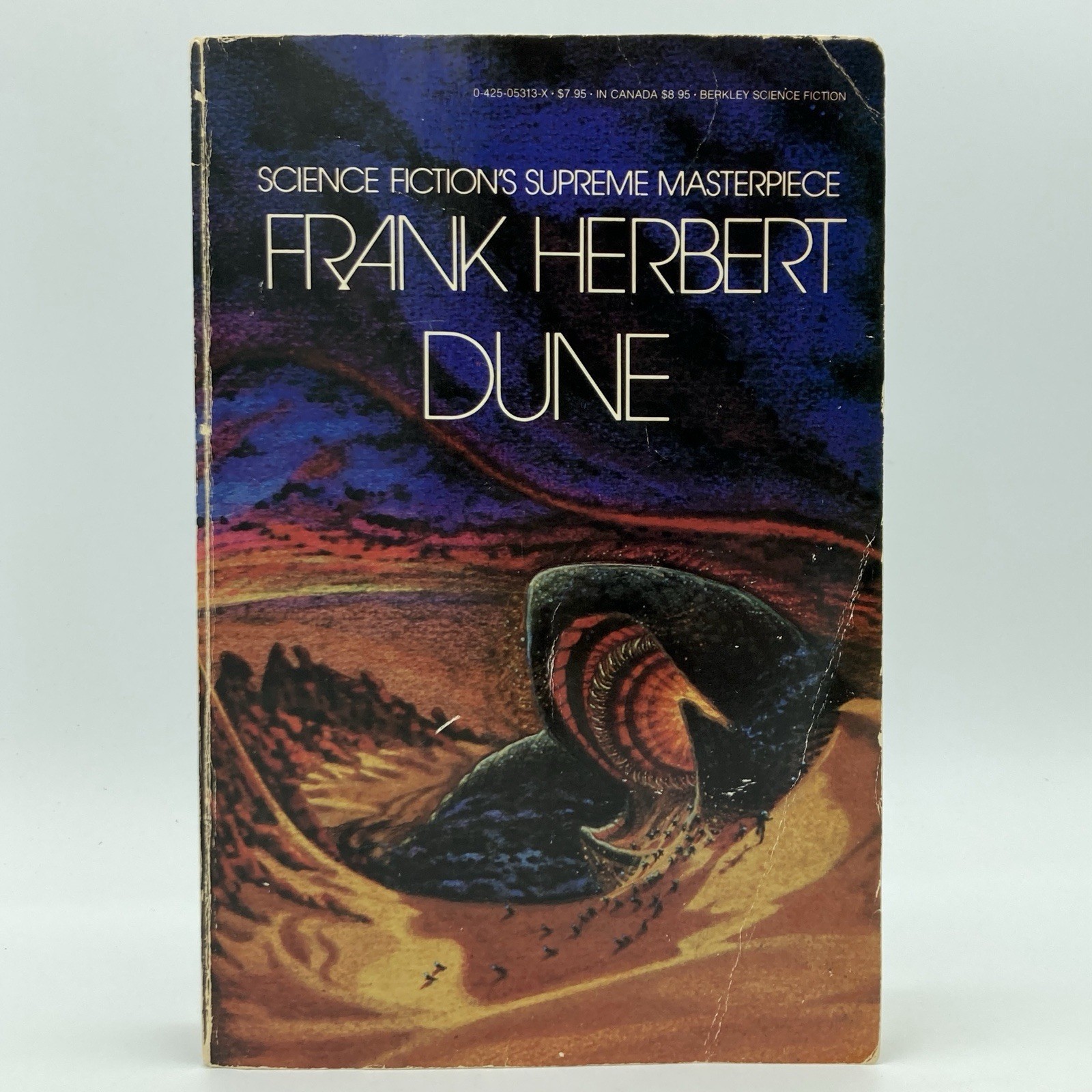 Dune – Frank Herbert (rare Frederic Marvin cover art tpb edition) Berkley, 1982